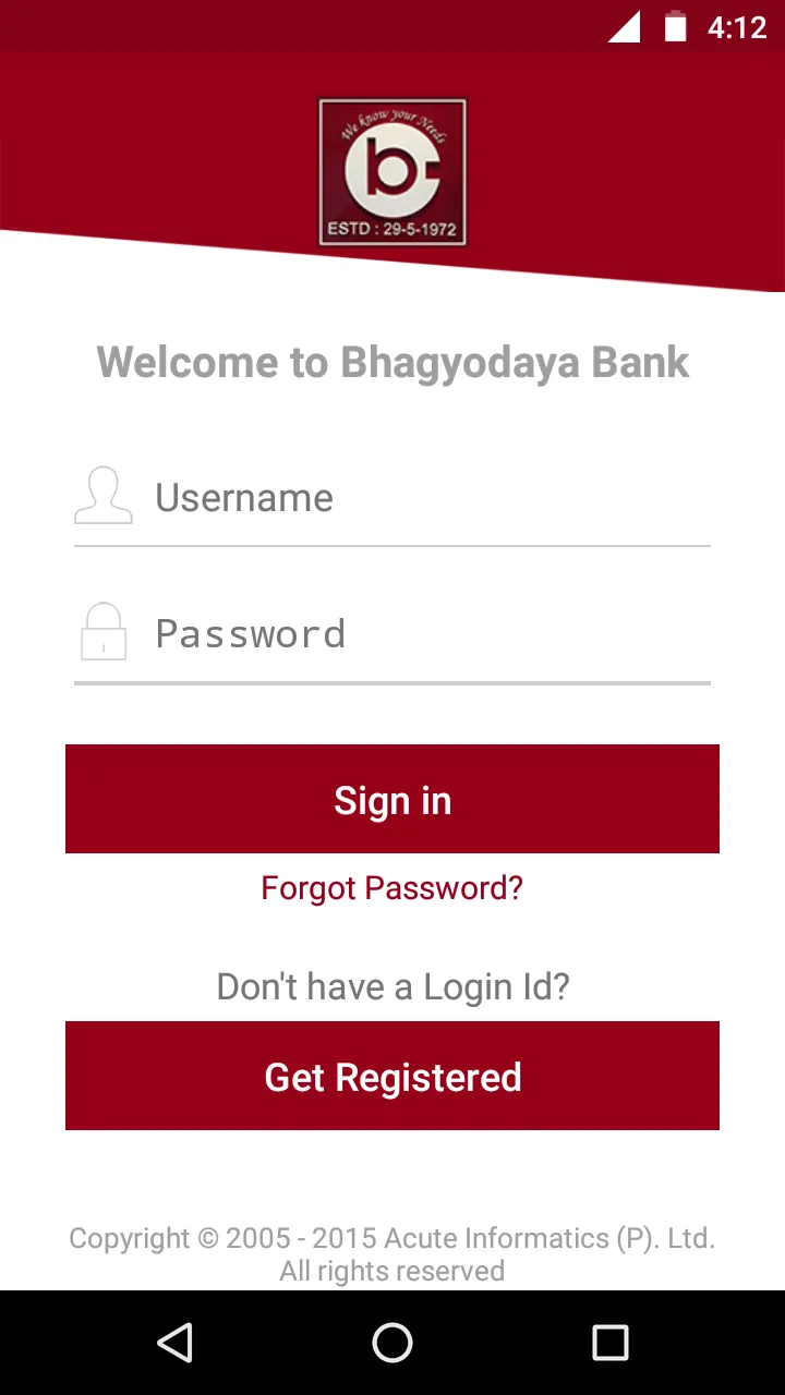 Bhagyodaya Bank | Indus Appstore | Screenshot