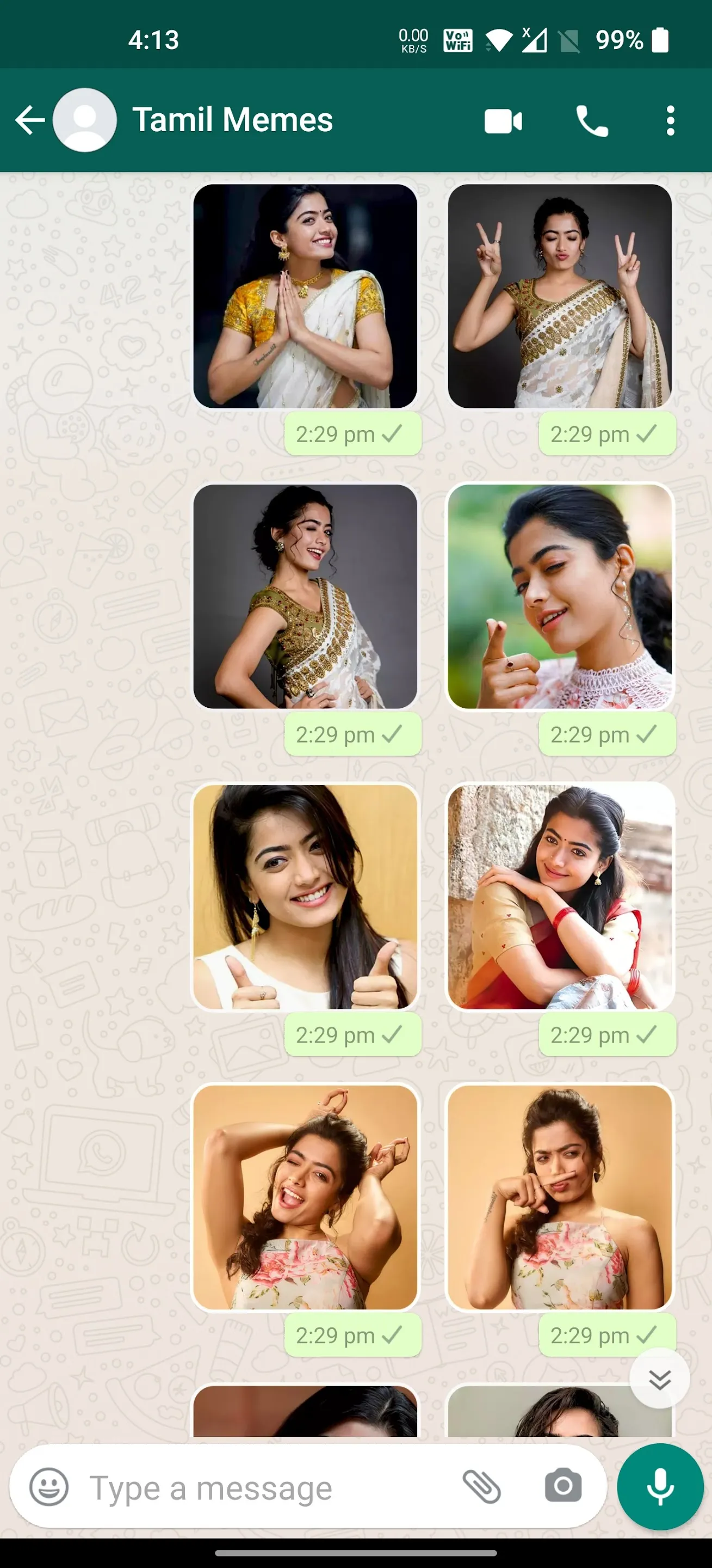 Rashmika Stickers | Indus Appstore | Screenshot