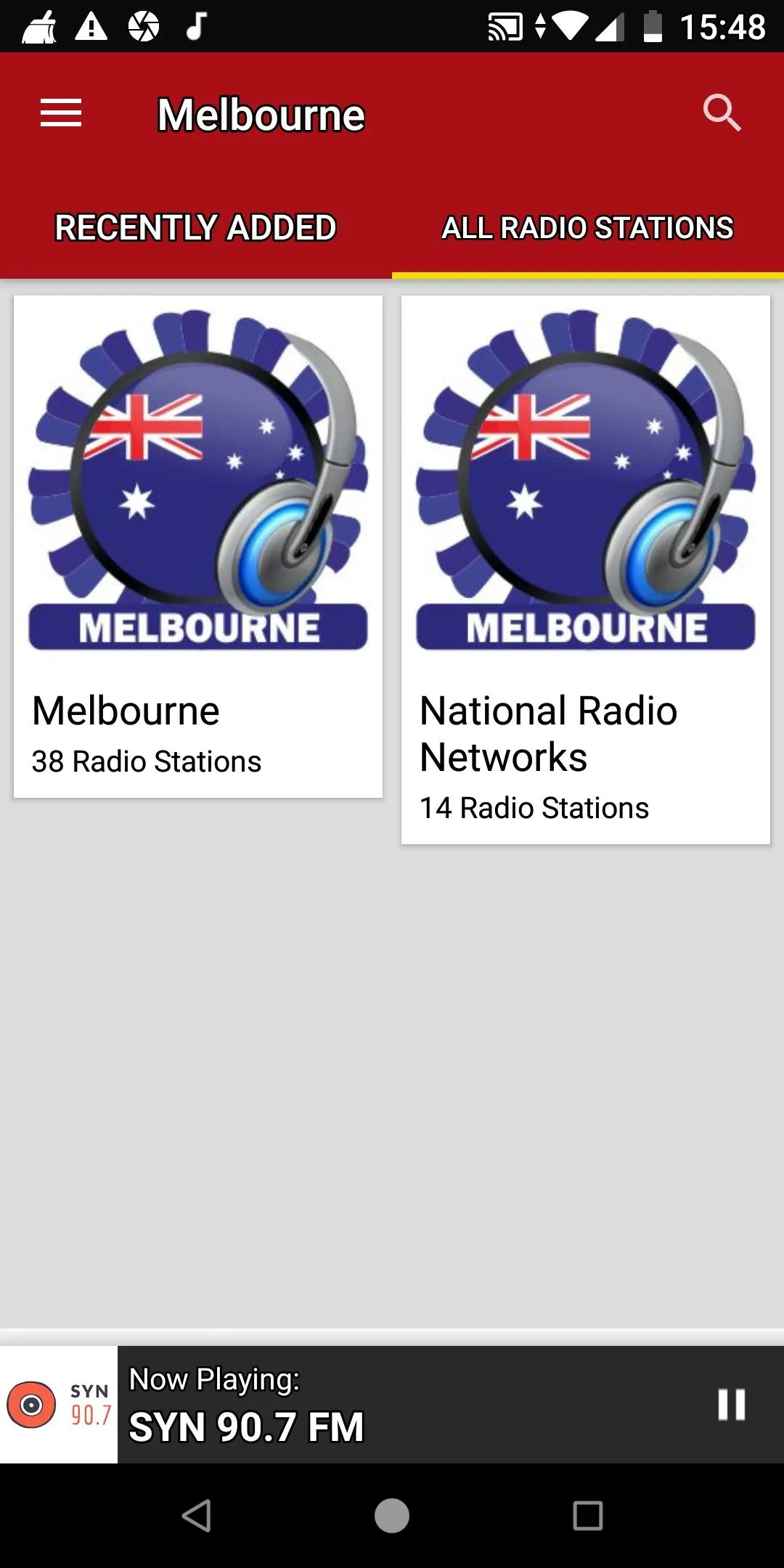 Melbourne Radio Stations | Indus Appstore | Screenshot