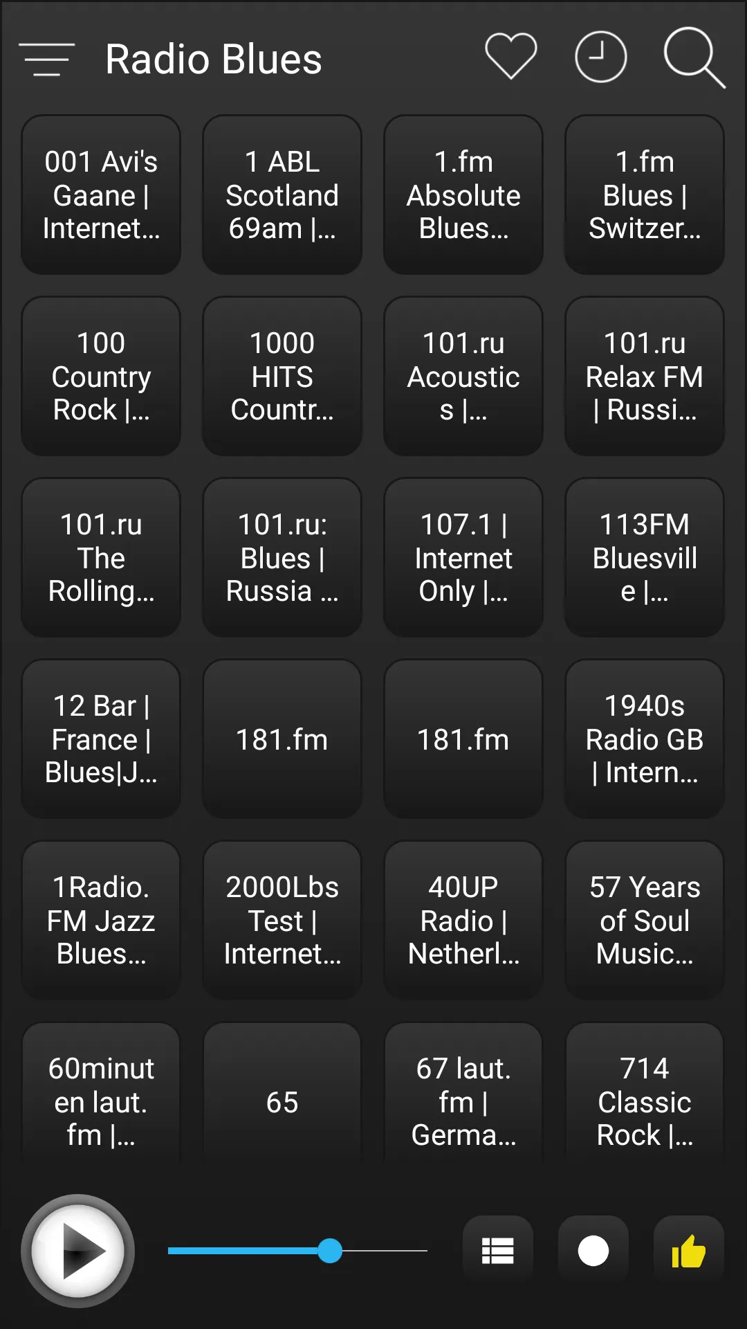 Blues Radio Stations Online | Indus Appstore | Screenshot