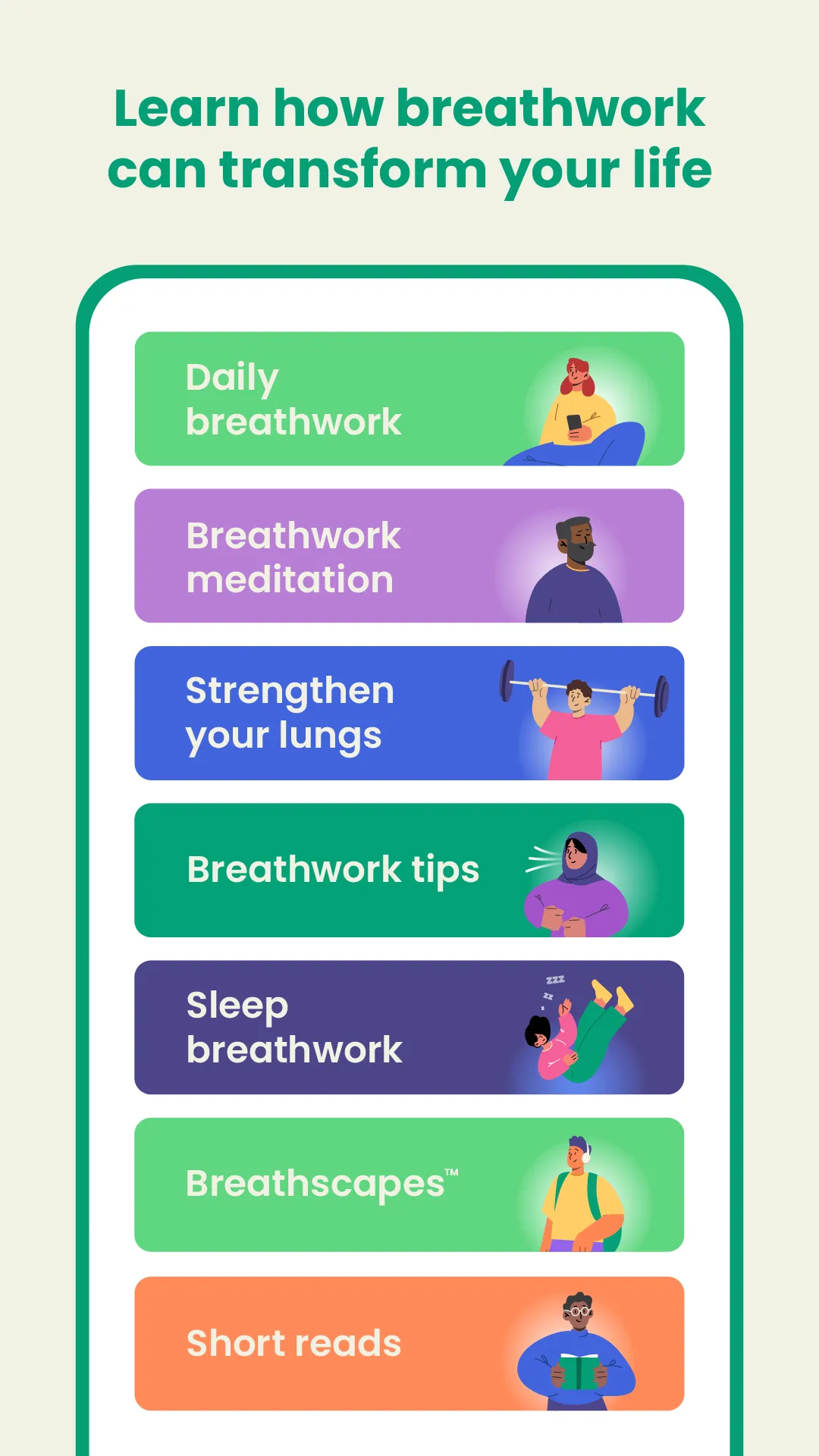 Exhale: Guided Breathwork | Indus Appstore | Screenshot