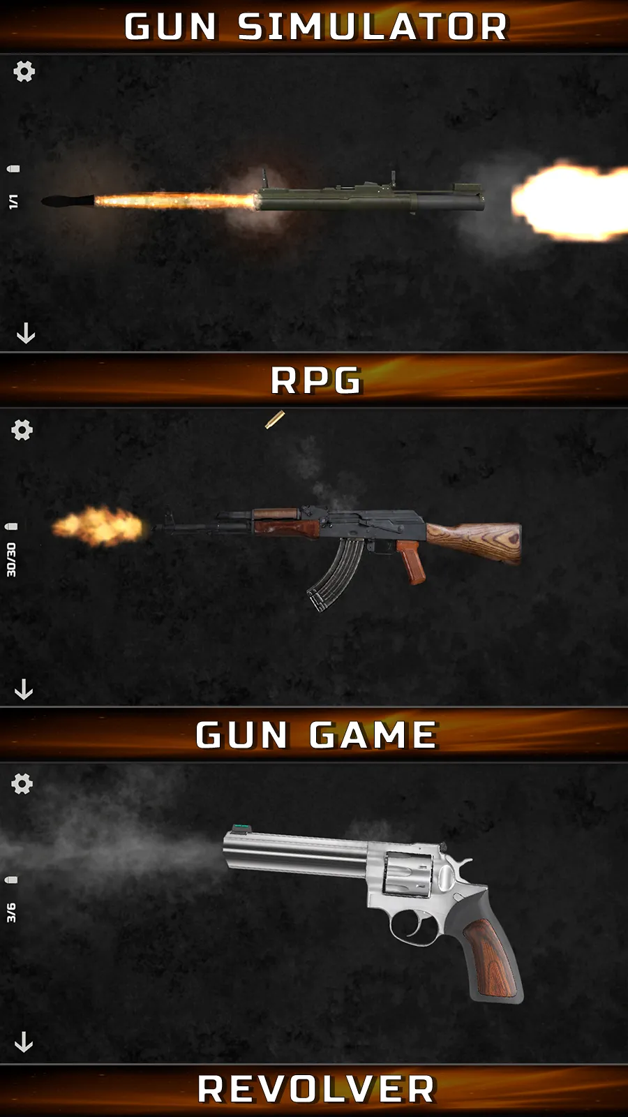 Gun Simulator: Shake to shoot | Indus Appstore | Screenshot