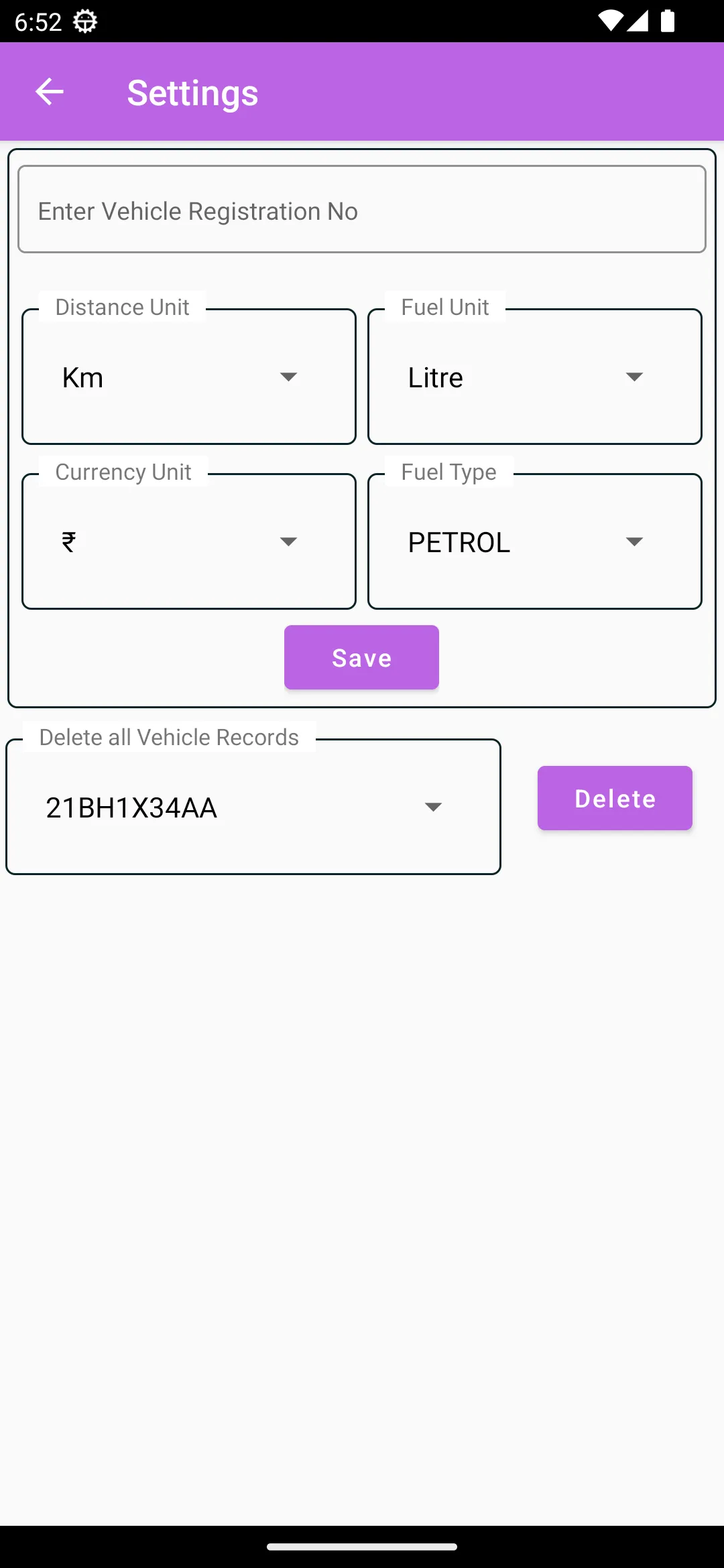 Mileage Calculator | Indus Appstore | Screenshot