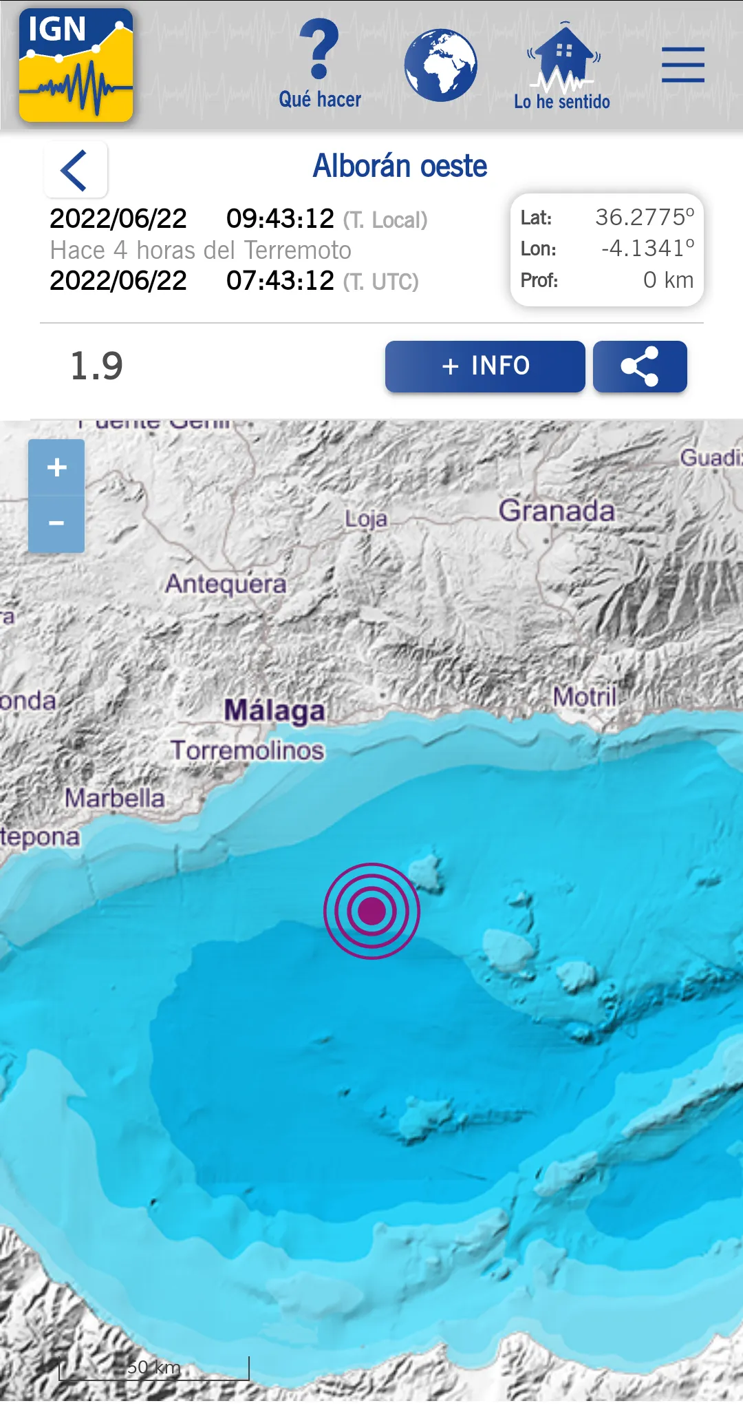 IGN Terremotos | Indus Appstore | Screenshot