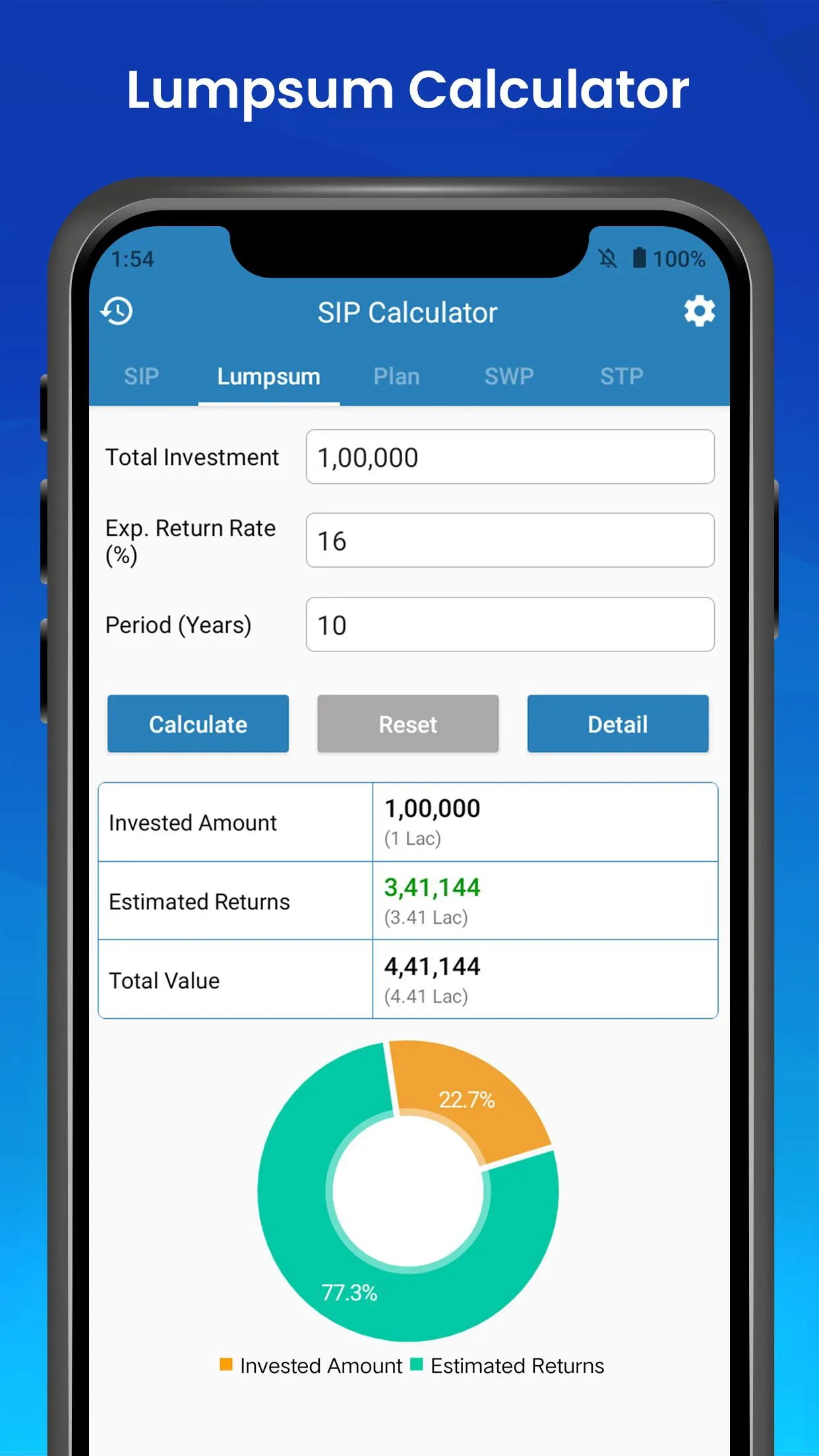 SIP Calculator | Indus Appstore | Screenshot