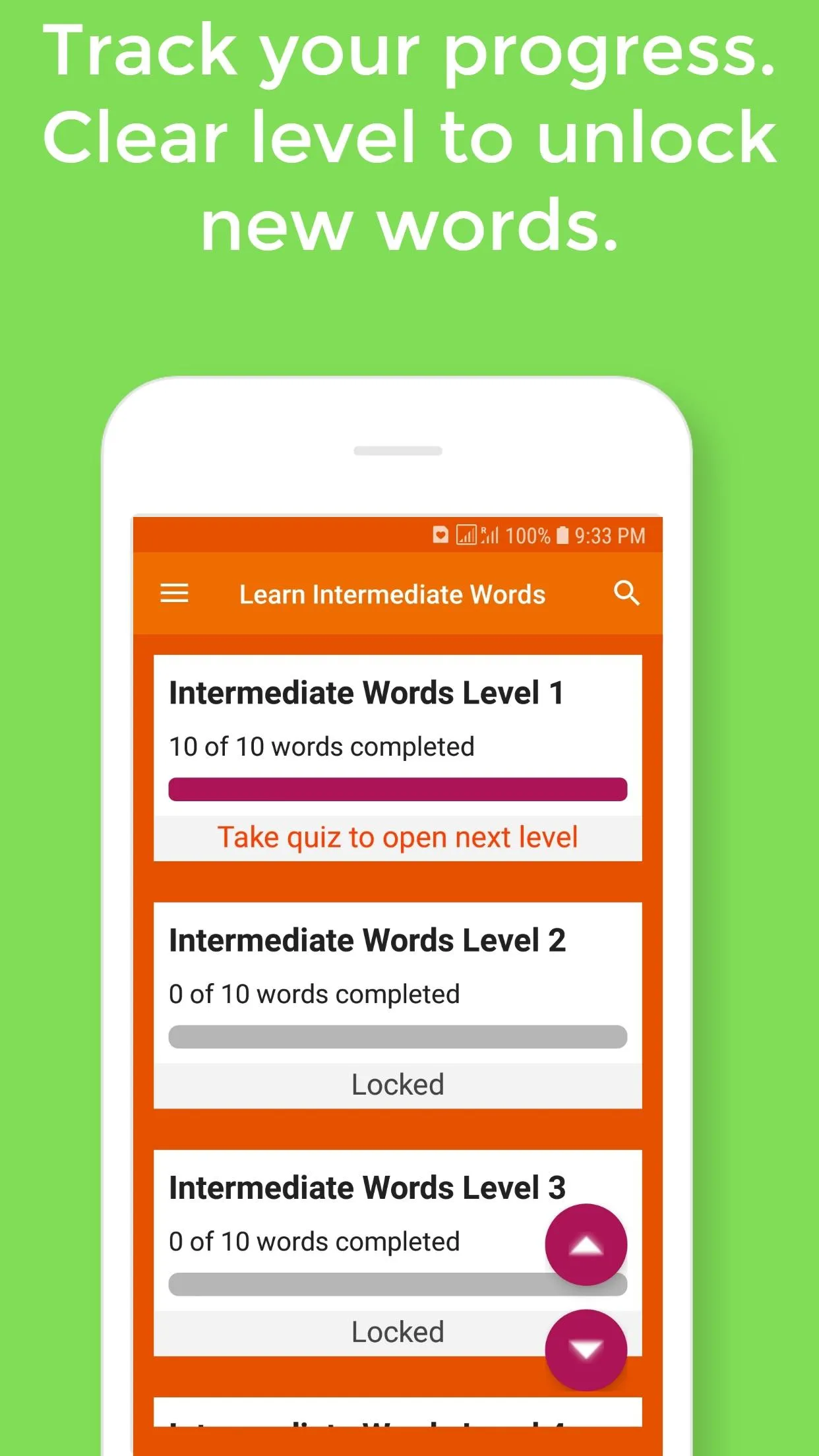 English Vocabulary builder app | Indus Appstore | Screenshot