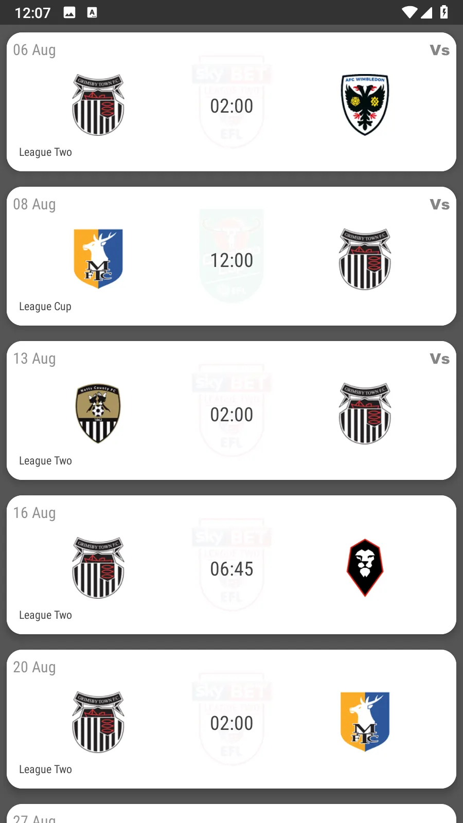 Grimsby Town Fan App | Indus Appstore | Screenshot