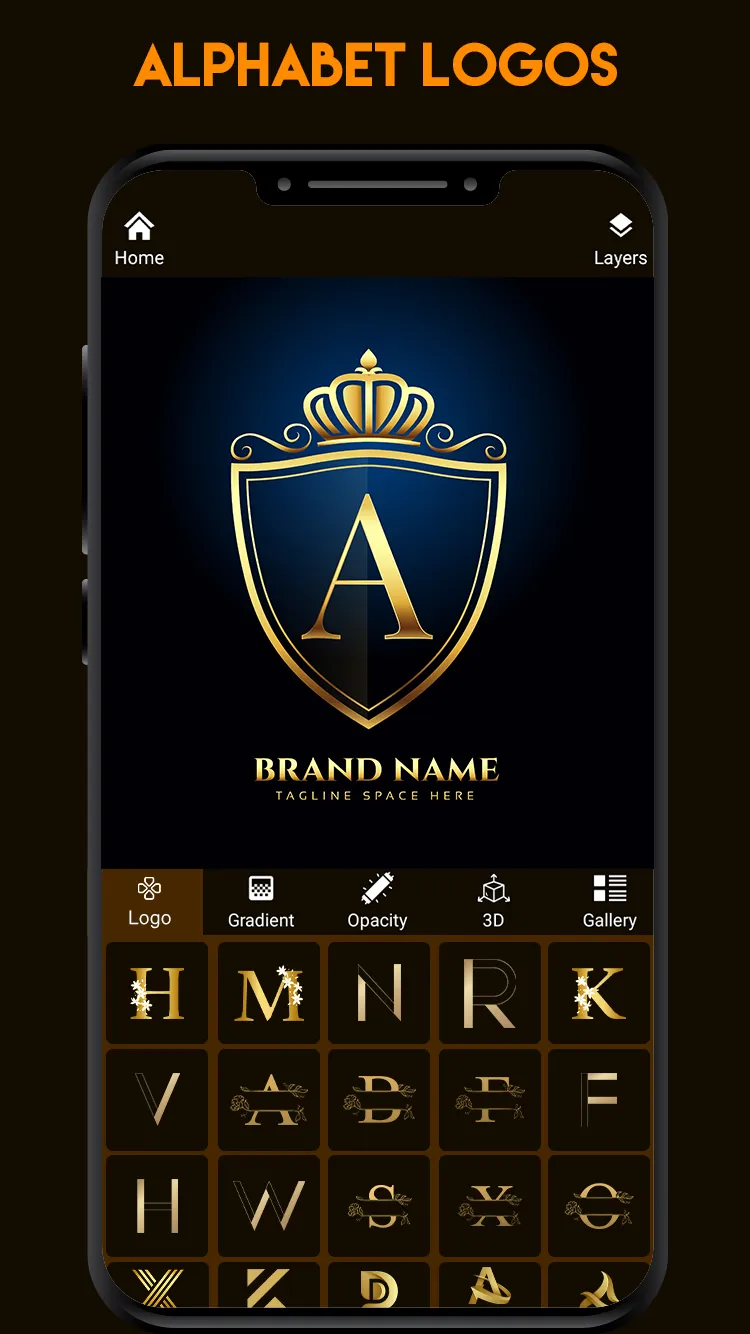 Luxury Logo Maker, Logo Design | Indus Appstore | Screenshot