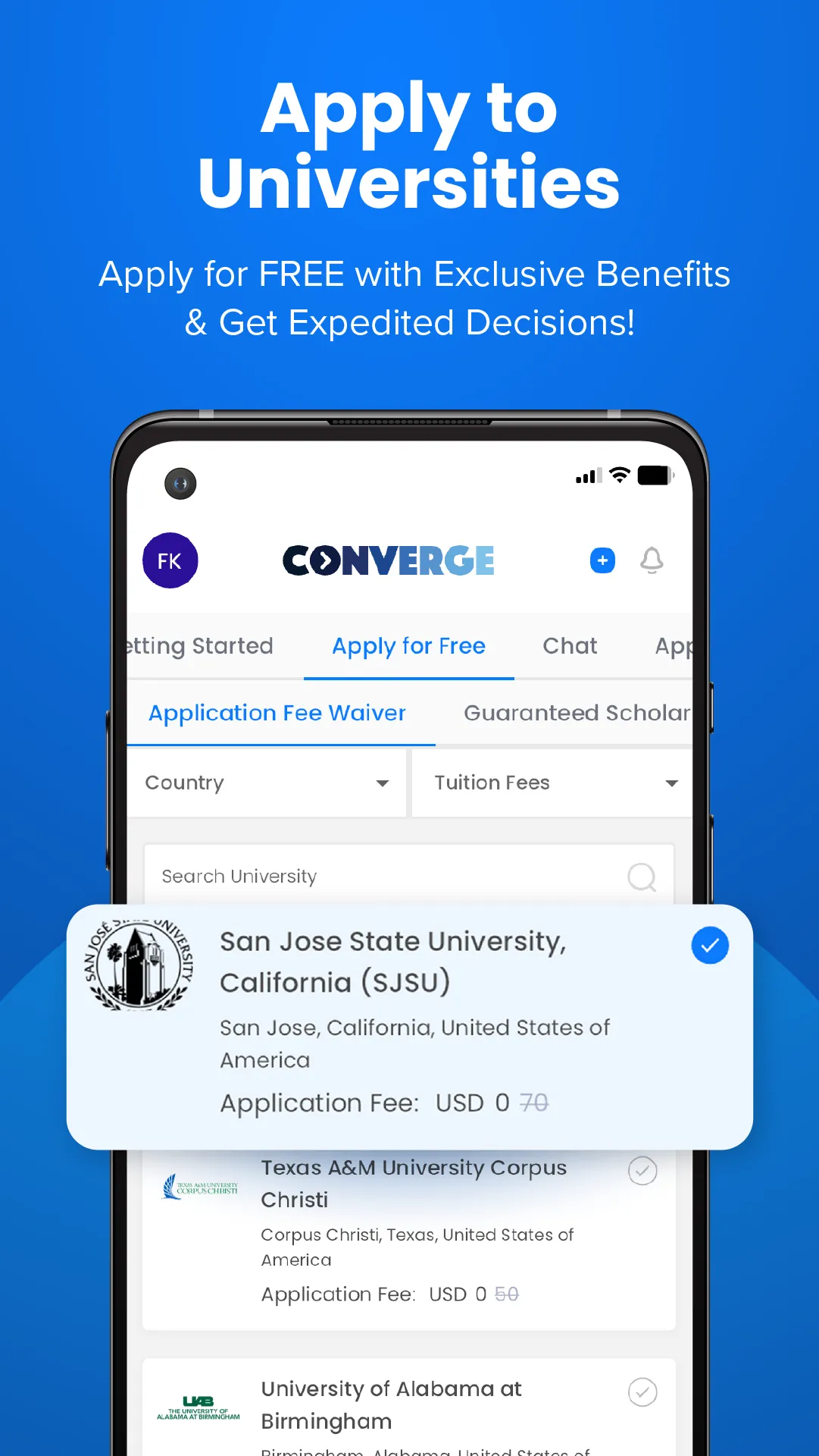 Converge Study Abroad | Indus Appstore | Screenshot