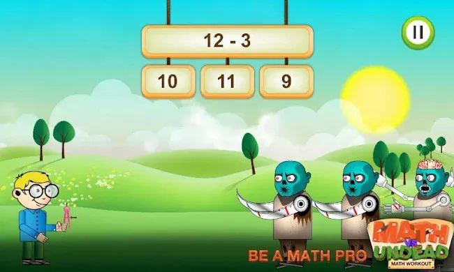 Math vs. Undead: Math Workout | Indus Appstore | Screenshot