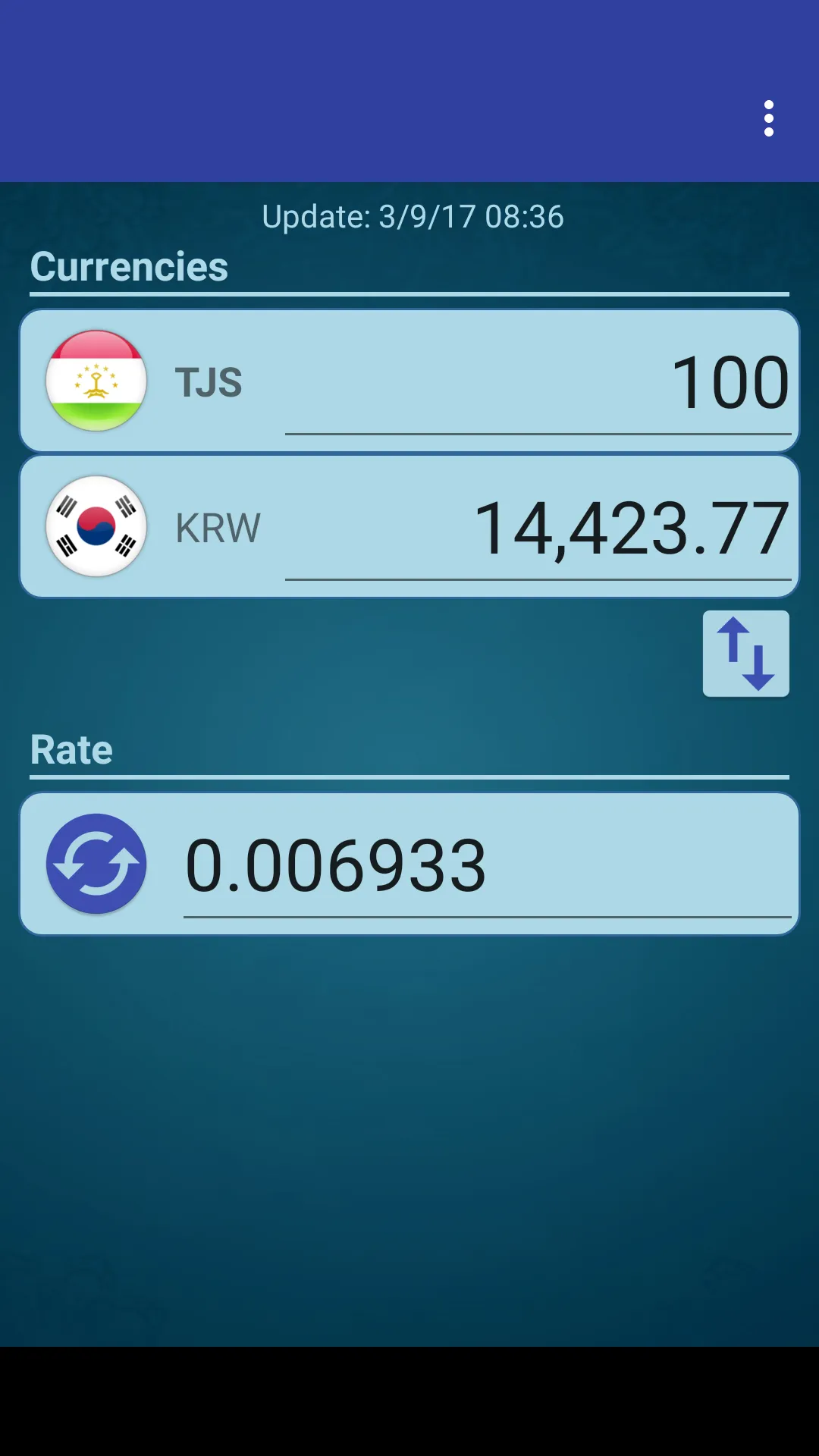 KRW Won x Tajikistani Somoni | Indus Appstore | Screenshot