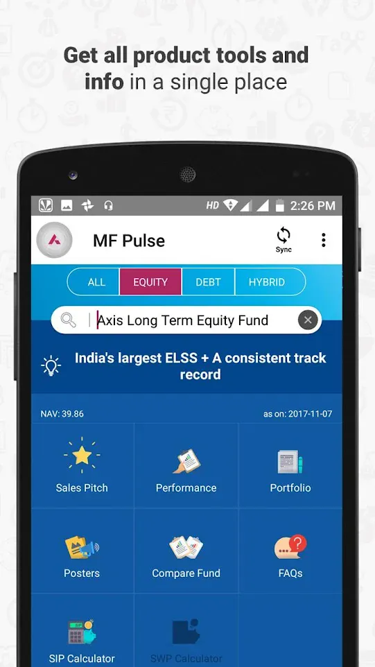 MF Pulse for Axis Bank | Indus Appstore | Screenshot