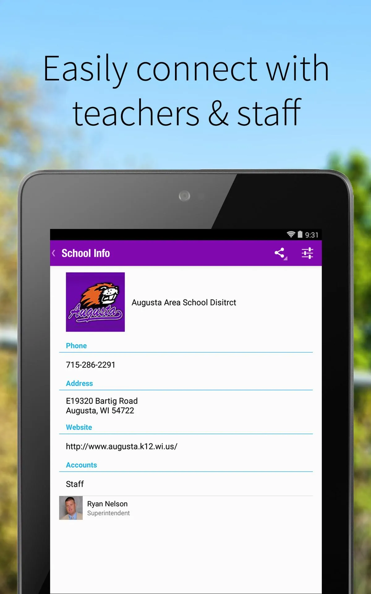 Augusta Area School District | Indus Appstore | Screenshot