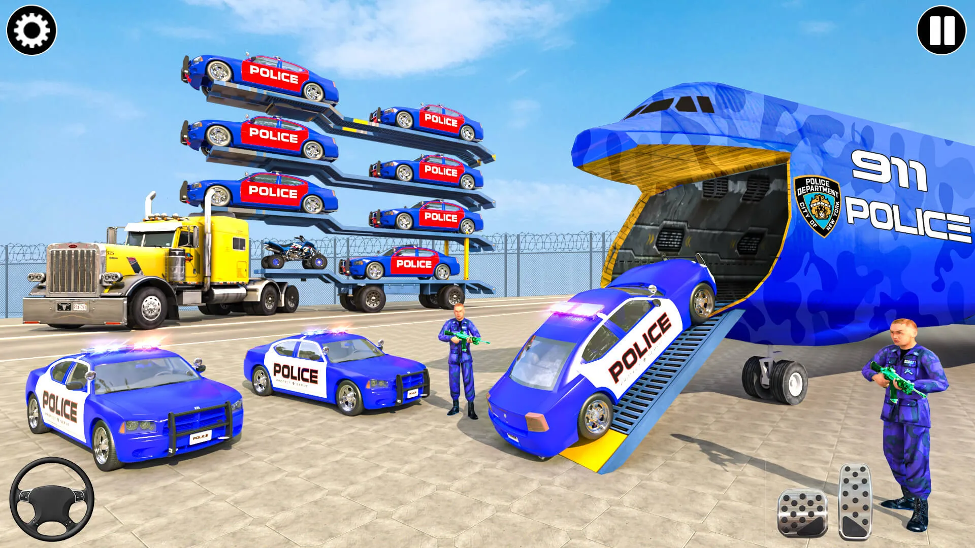 Police Transport Car Parking | Indus Appstore | Screenshot