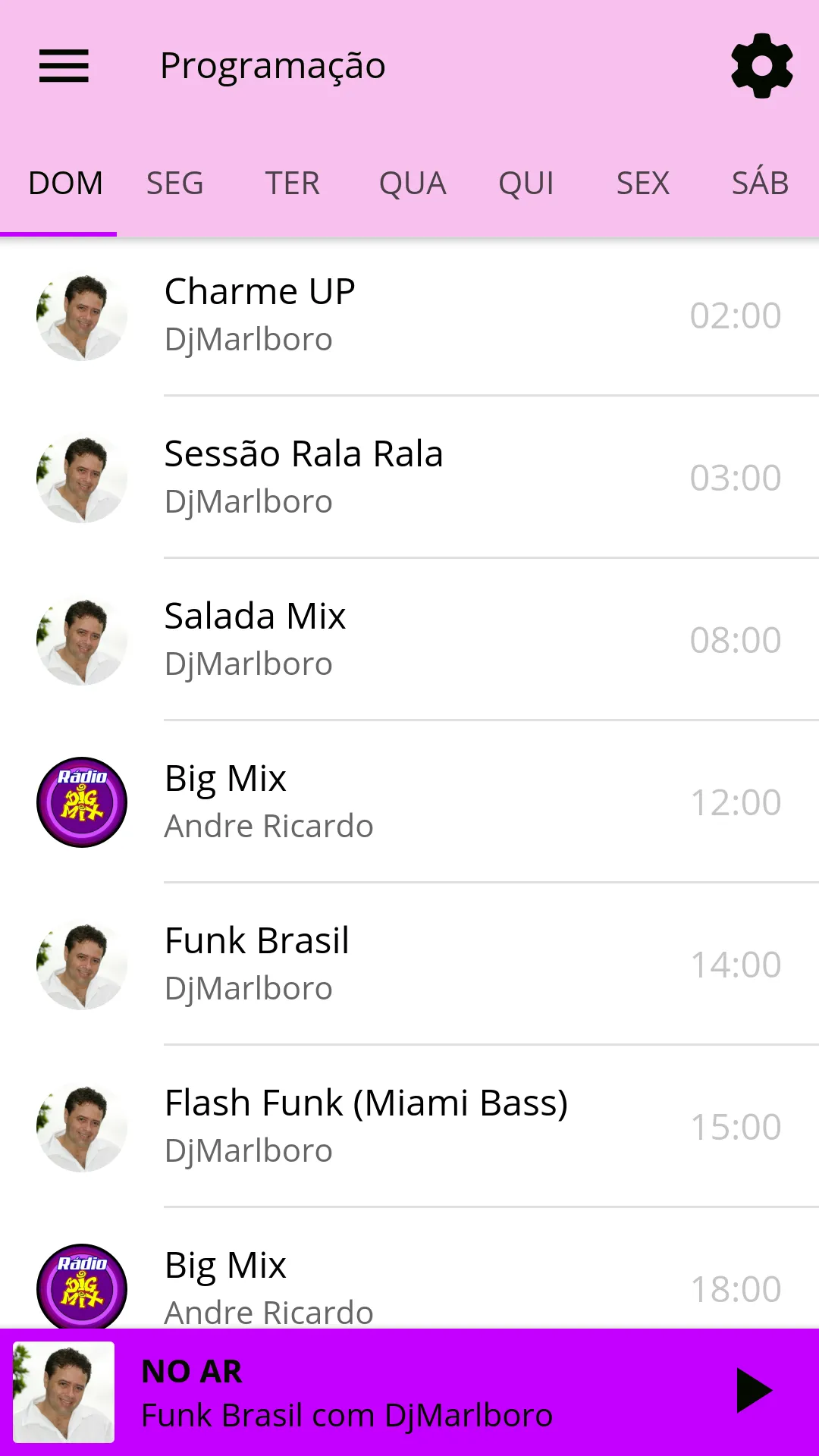 Rede BIG MIX RADIO | Indus Appstore | Screenshot