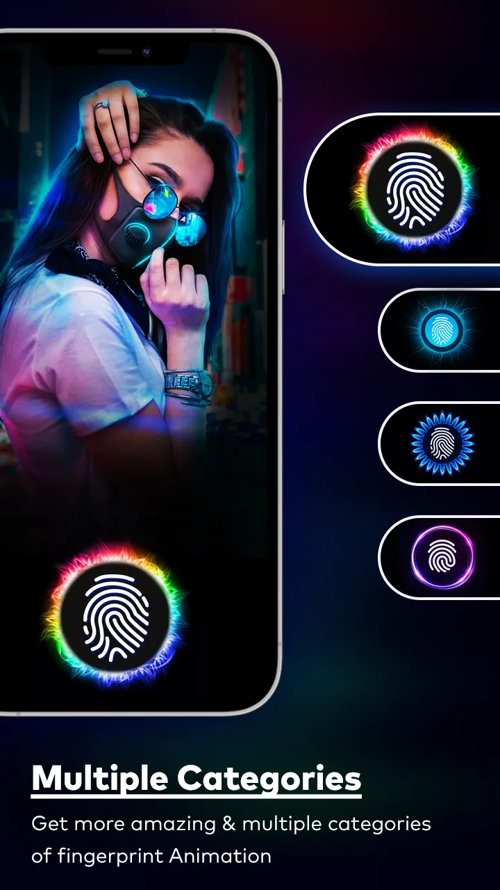 Fingerprint Animation Theme | Indus Appstore | Screenshot