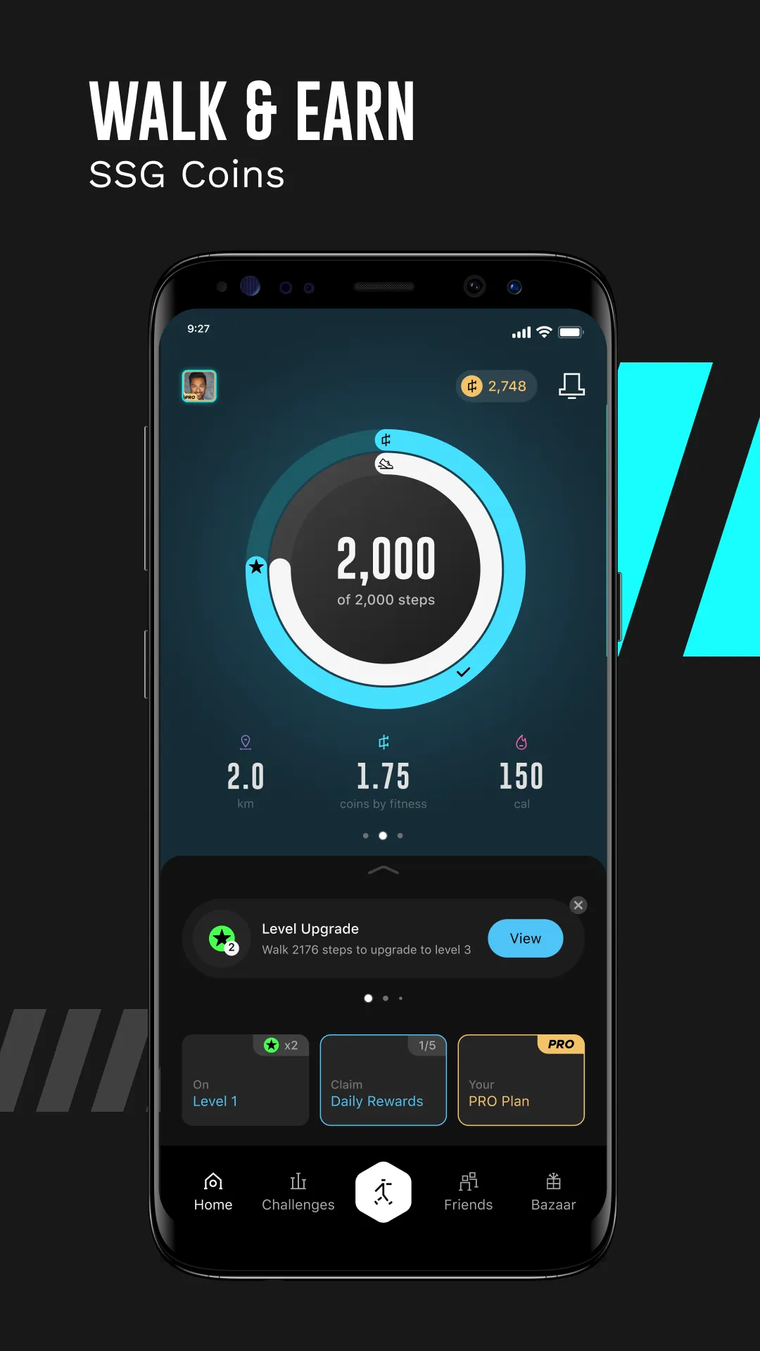 StepSetGo: Step Counter | Indus Appstore | Screenshot