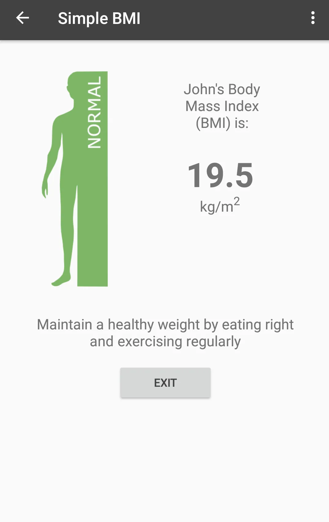 Simple BMI | Indus Appstore | Screenshot