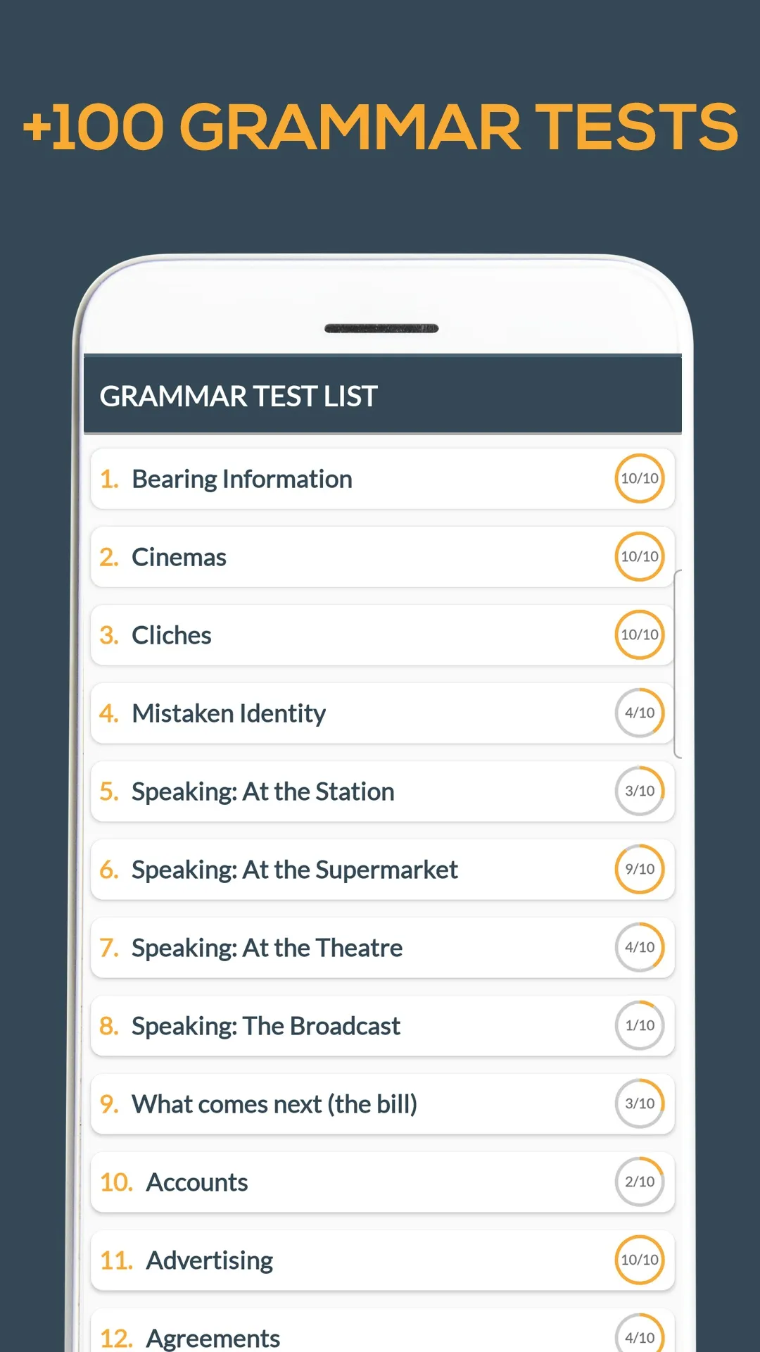 TOEIC Grammar Test | Indus Appstore | Screenshot