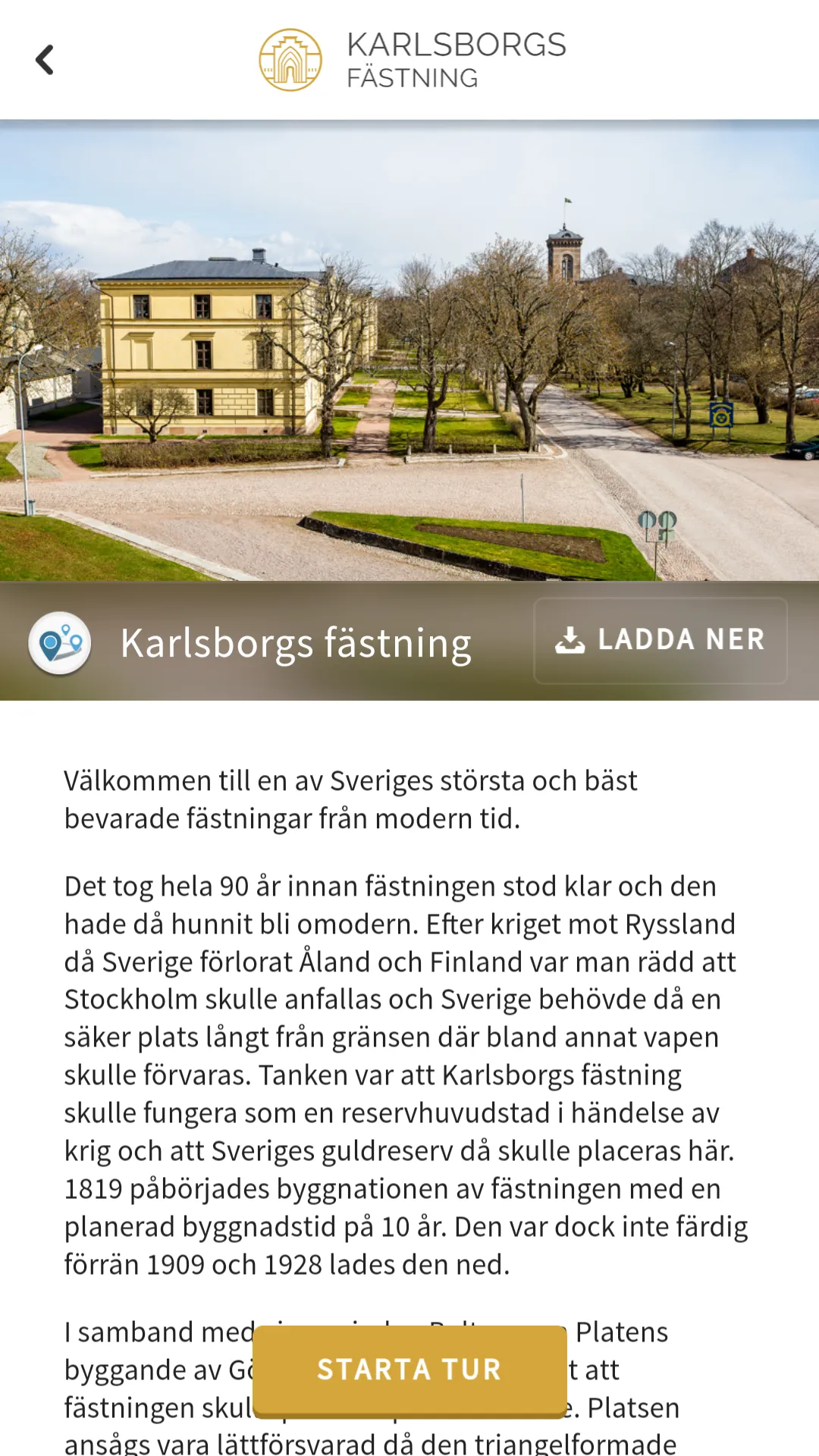 Karlsborgs fästning | Indus Appstore | Screenshot