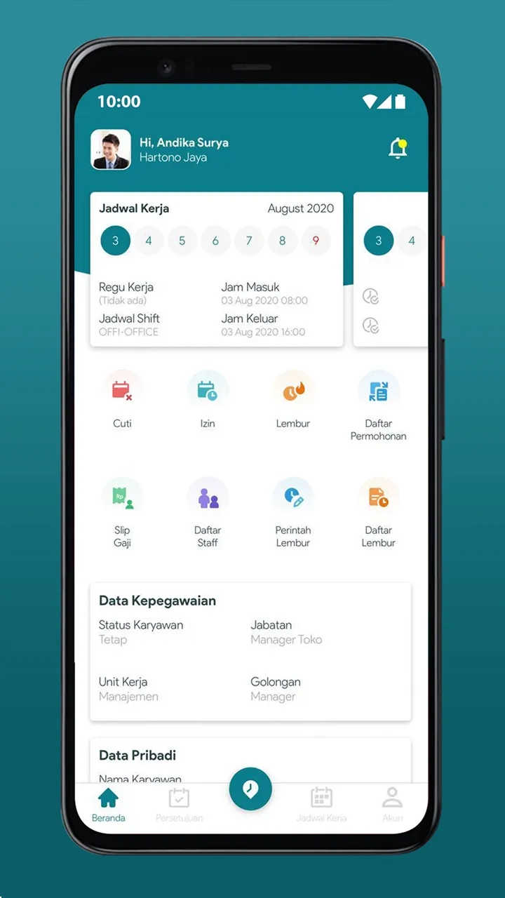 Adrena HR | Indus Appstore | Screenshot