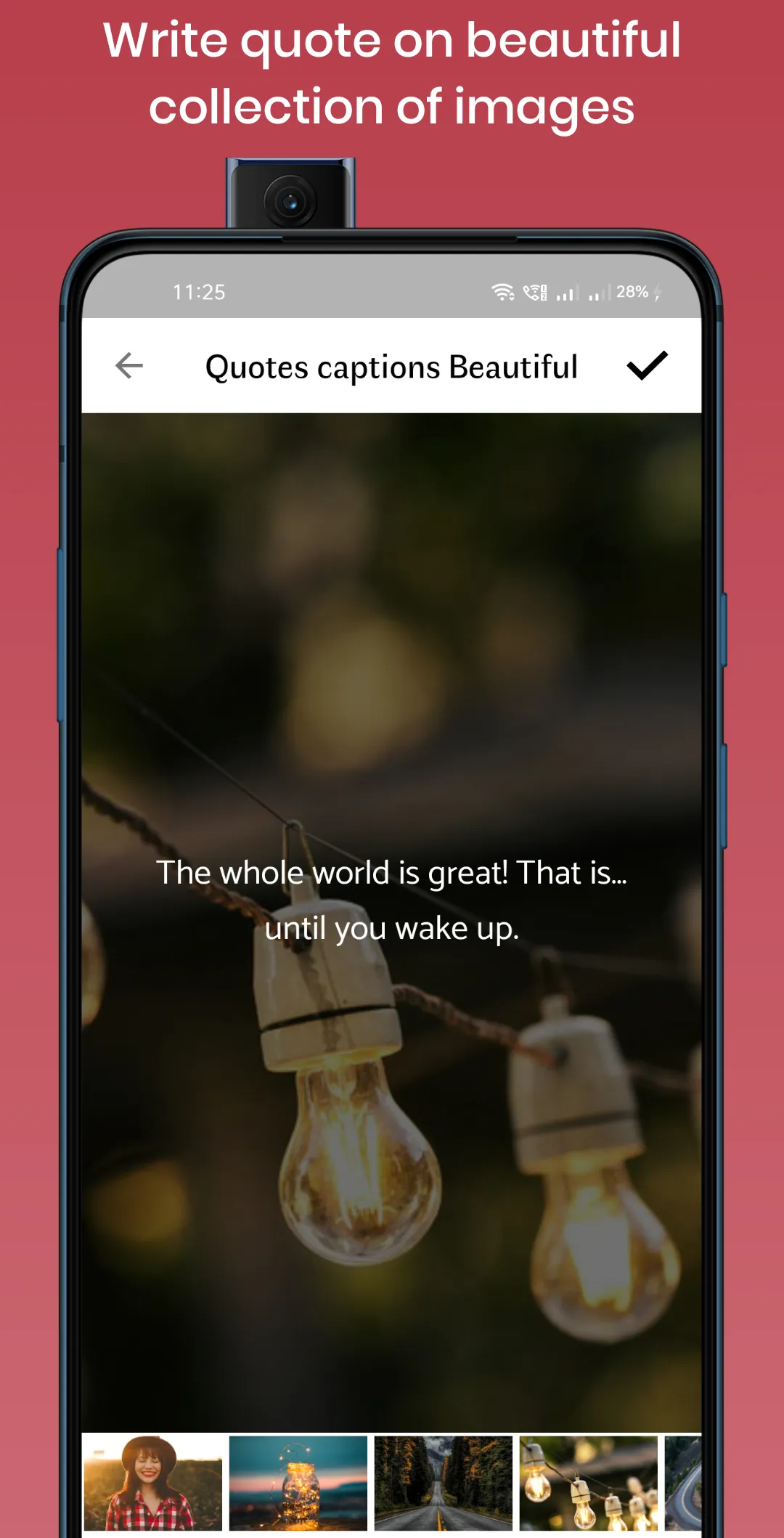 Quotes : Captions for photos | Indus Appstore | Screenshot