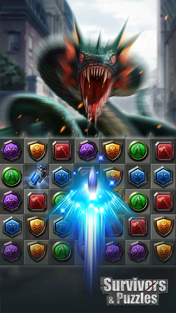 Survivors & Puzzles:RPG Match3 | Indus Appstore | Screenshot