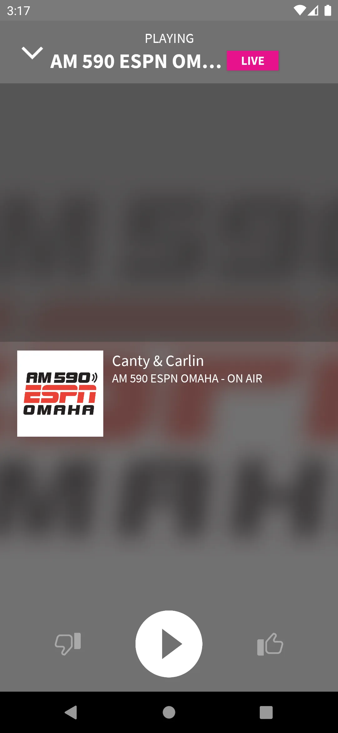 AM 590 ESPN Omaha | Indus Appstore | Screenshot