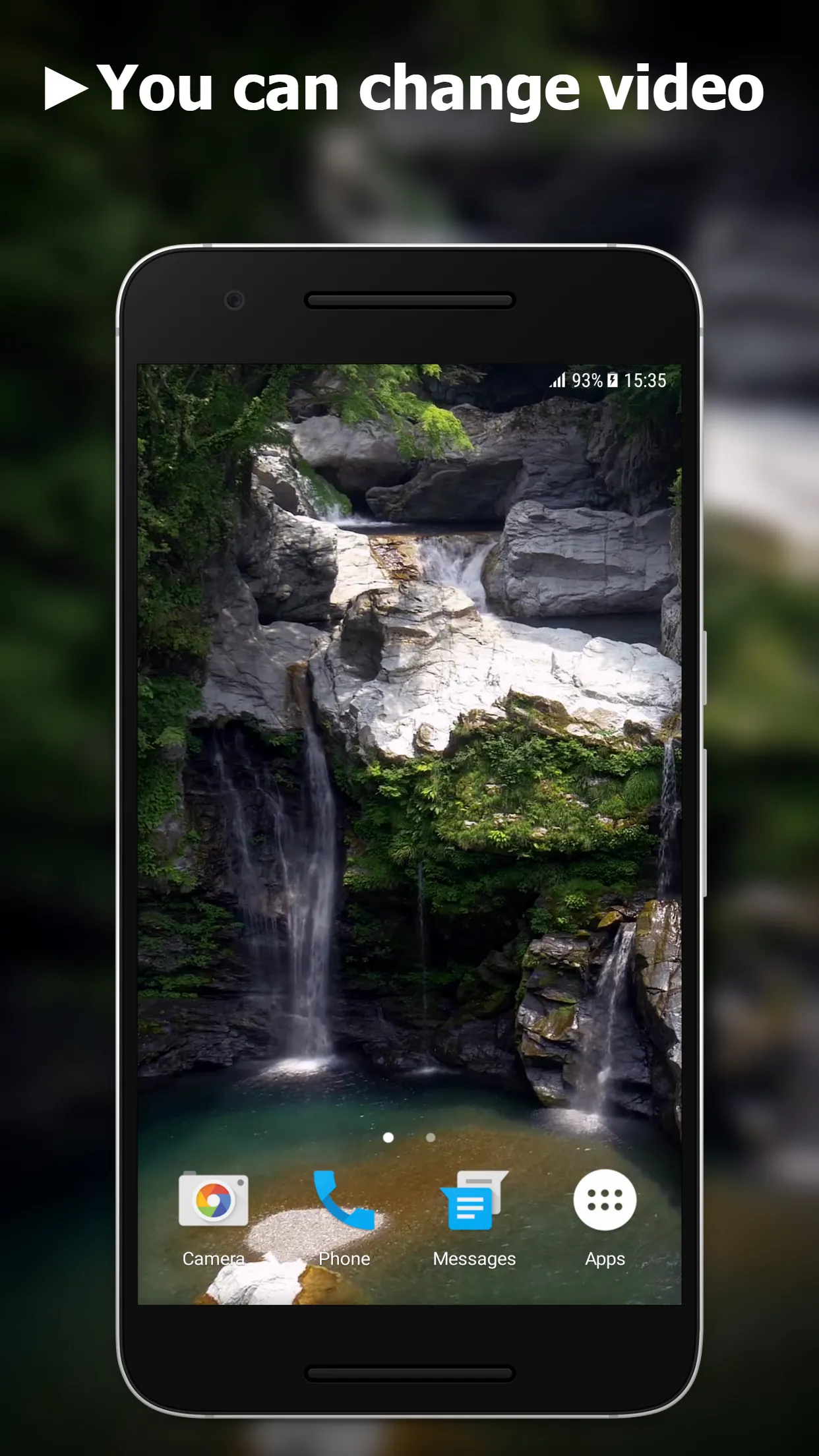 Waterfall Video Live Wallpaper | Indus Appstore | Screenshot