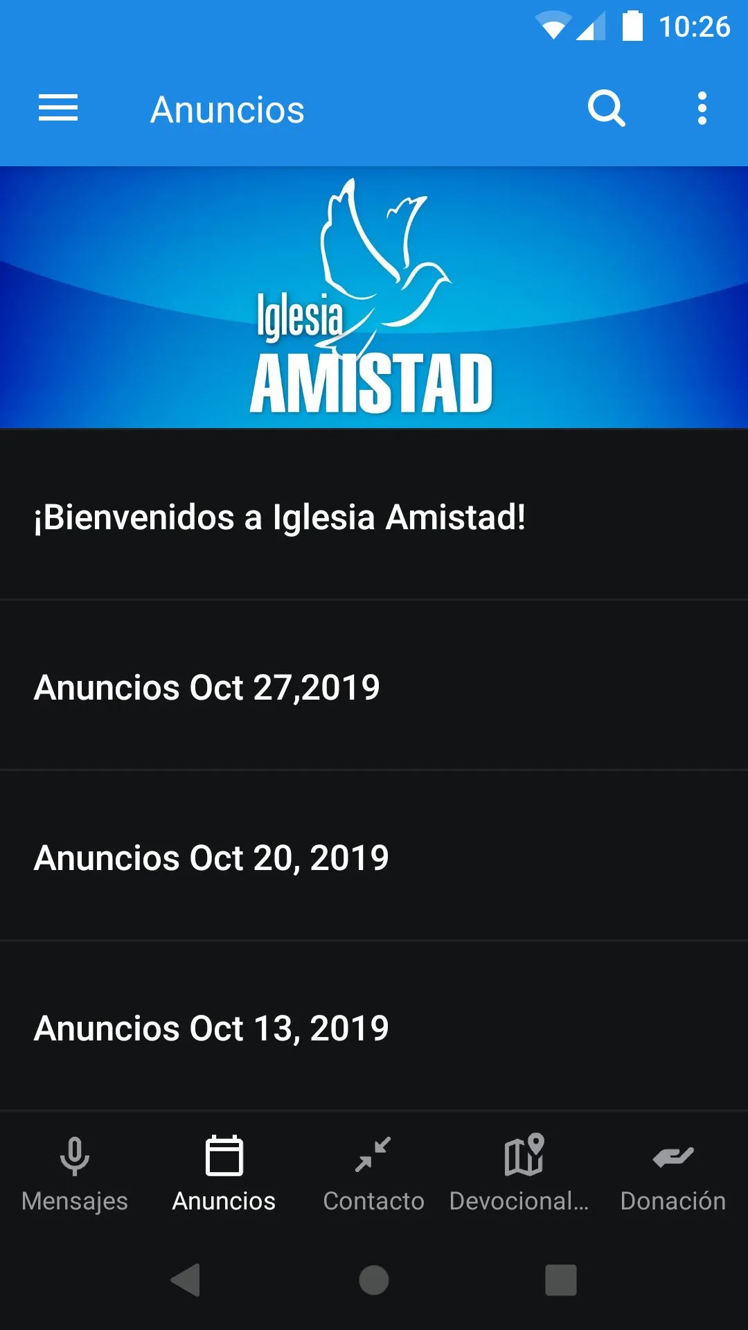 Iglesia Amistad | Indus Appstore | Screenshot