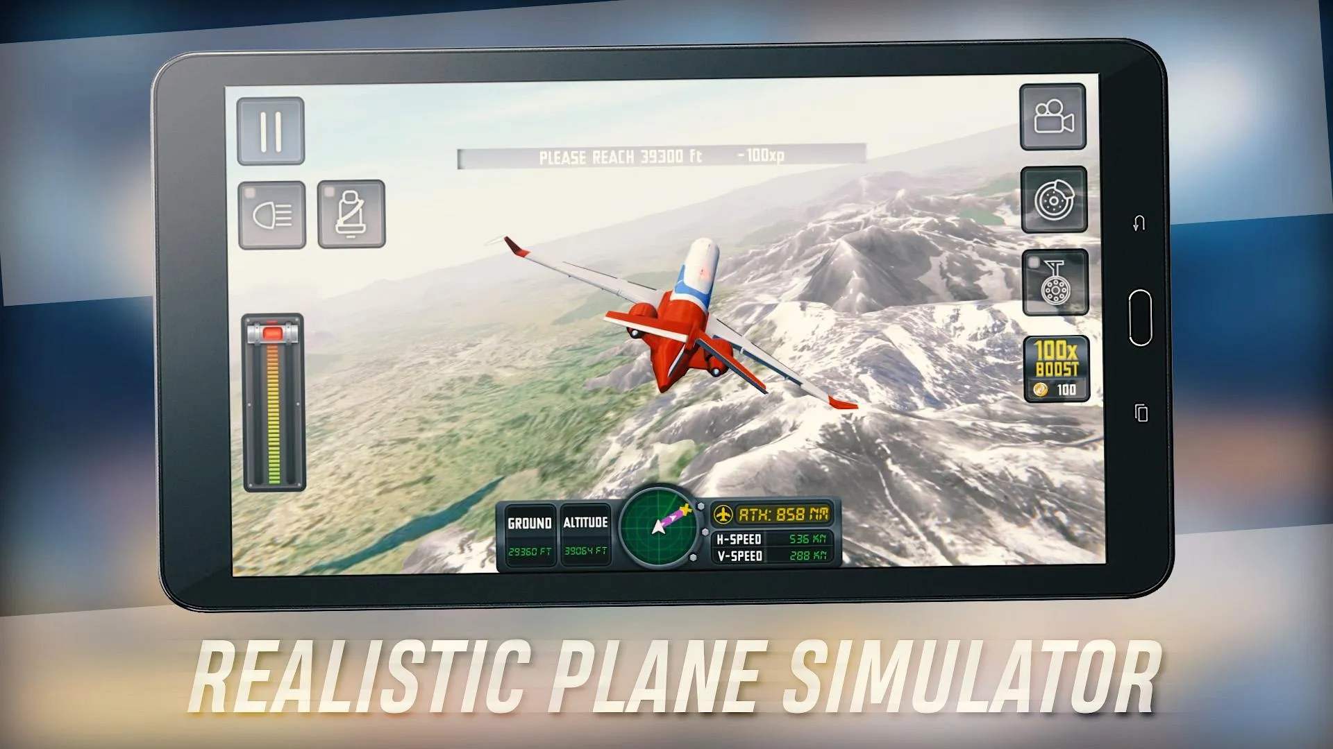 Airplane Flight Simulator | Indus Appstore | Screenshot