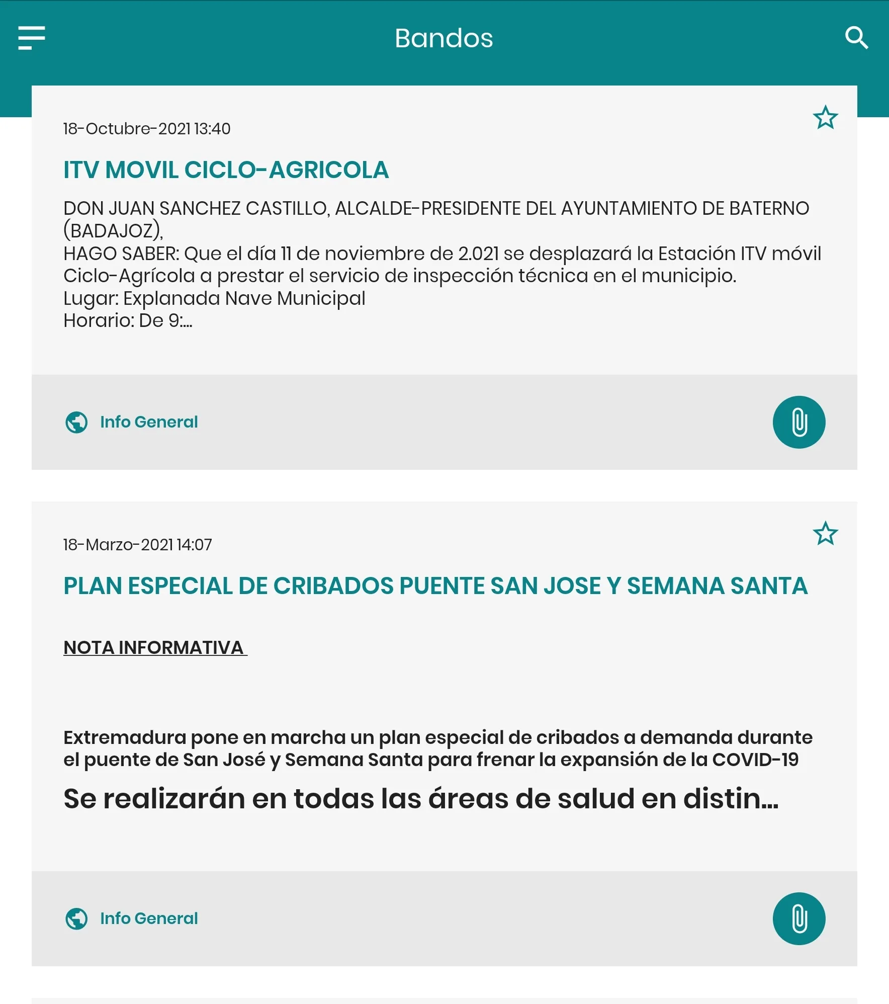 Baterno Informa | Indus Appstore | Screenshot