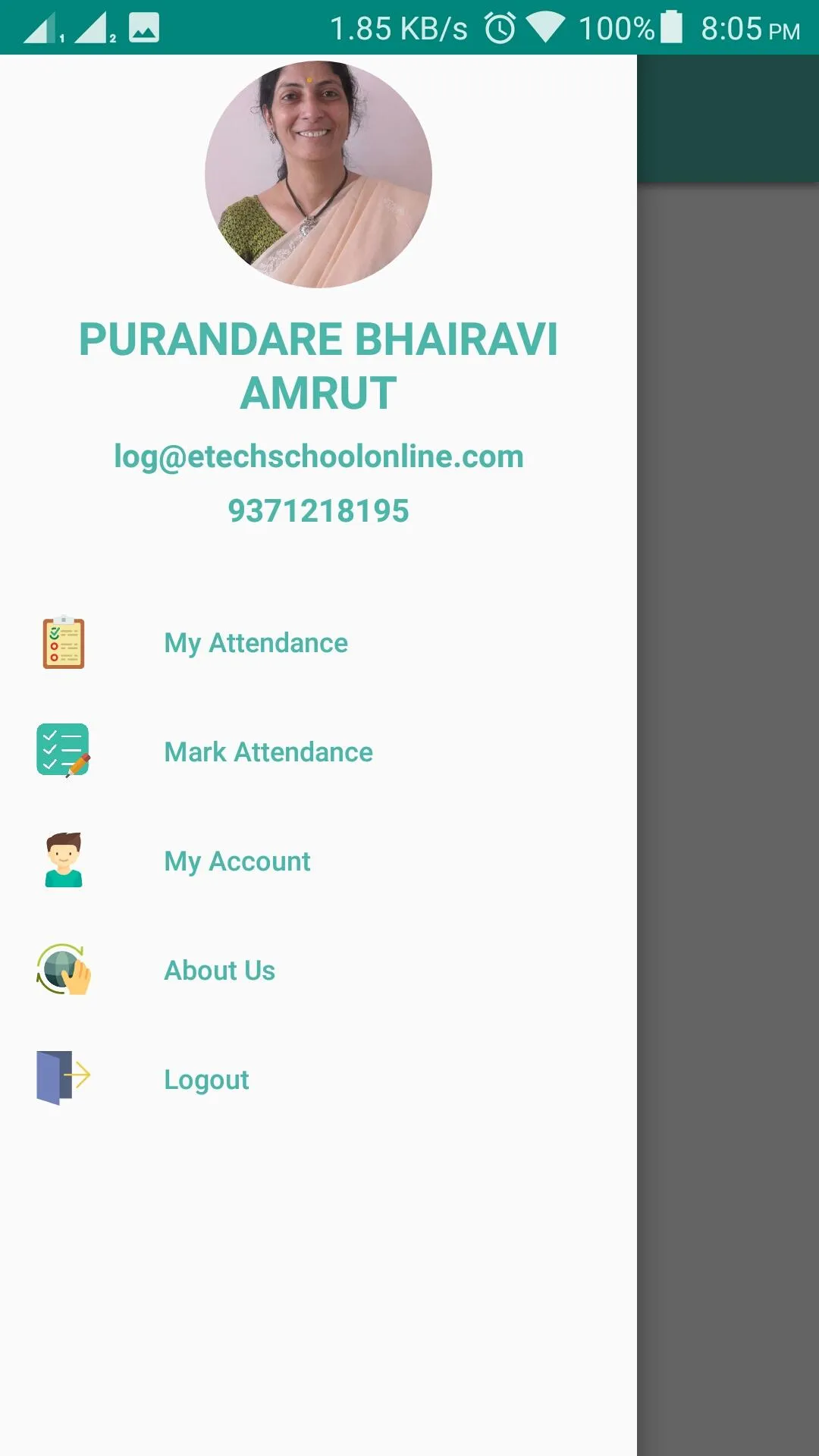 eTechSchool Teacher Connect | Indus Appstore | Screenshot