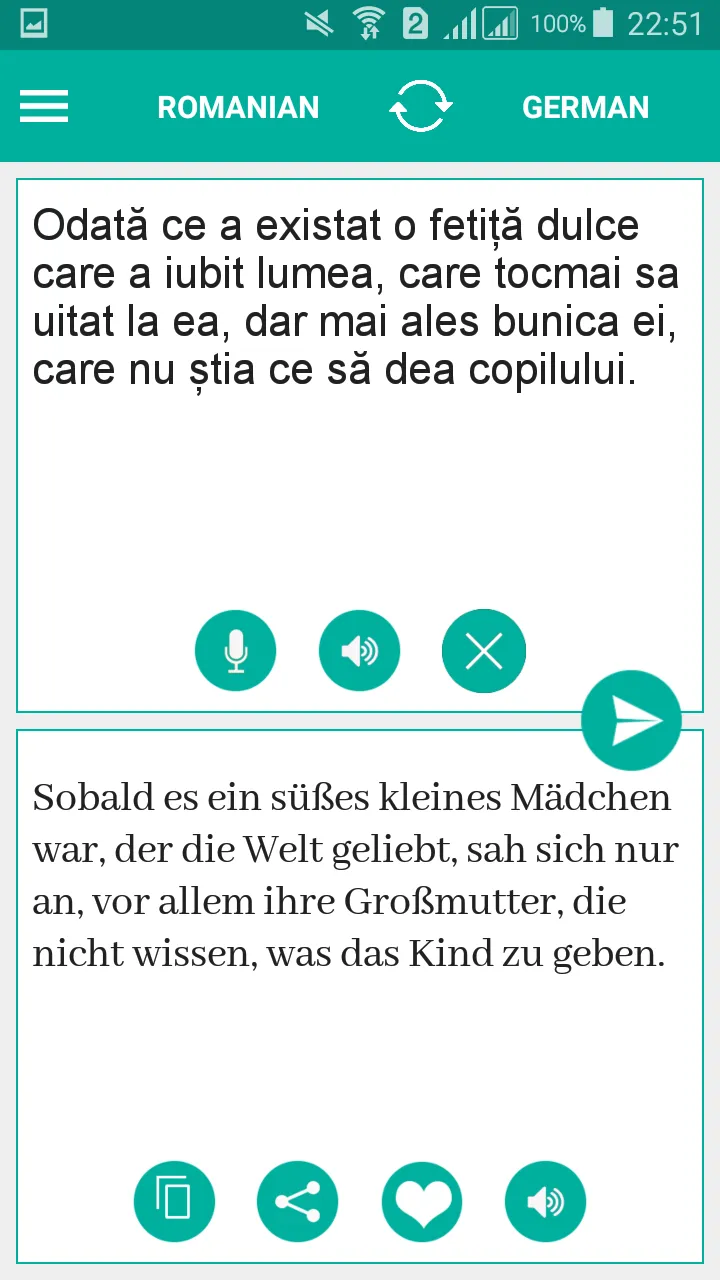 Romanian German Translator | Indus Appstore | Screenshot