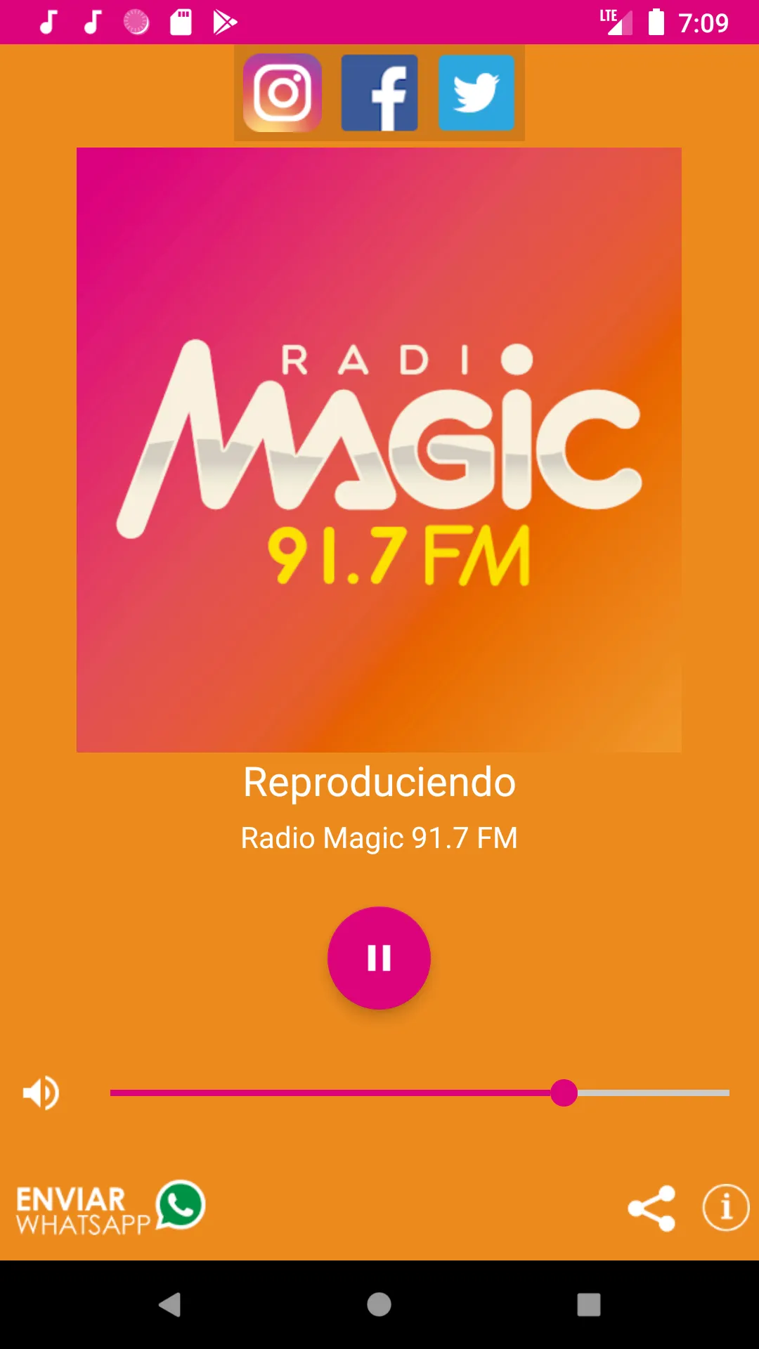 Radio Magic 91.7 FM | Indus Appstore | Screenshot