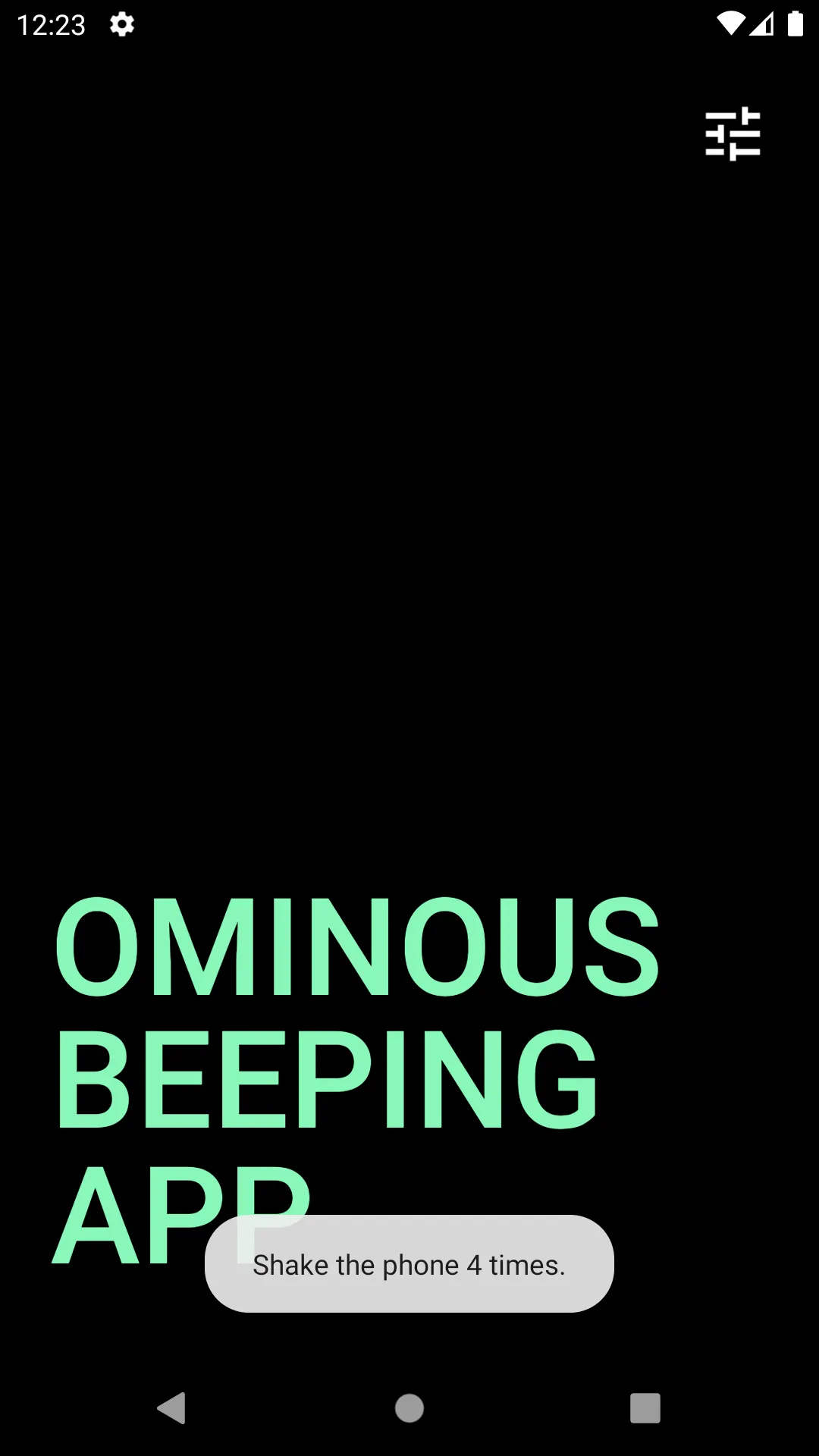 Ominous Beeping App | Indus Appstore | Screenshot