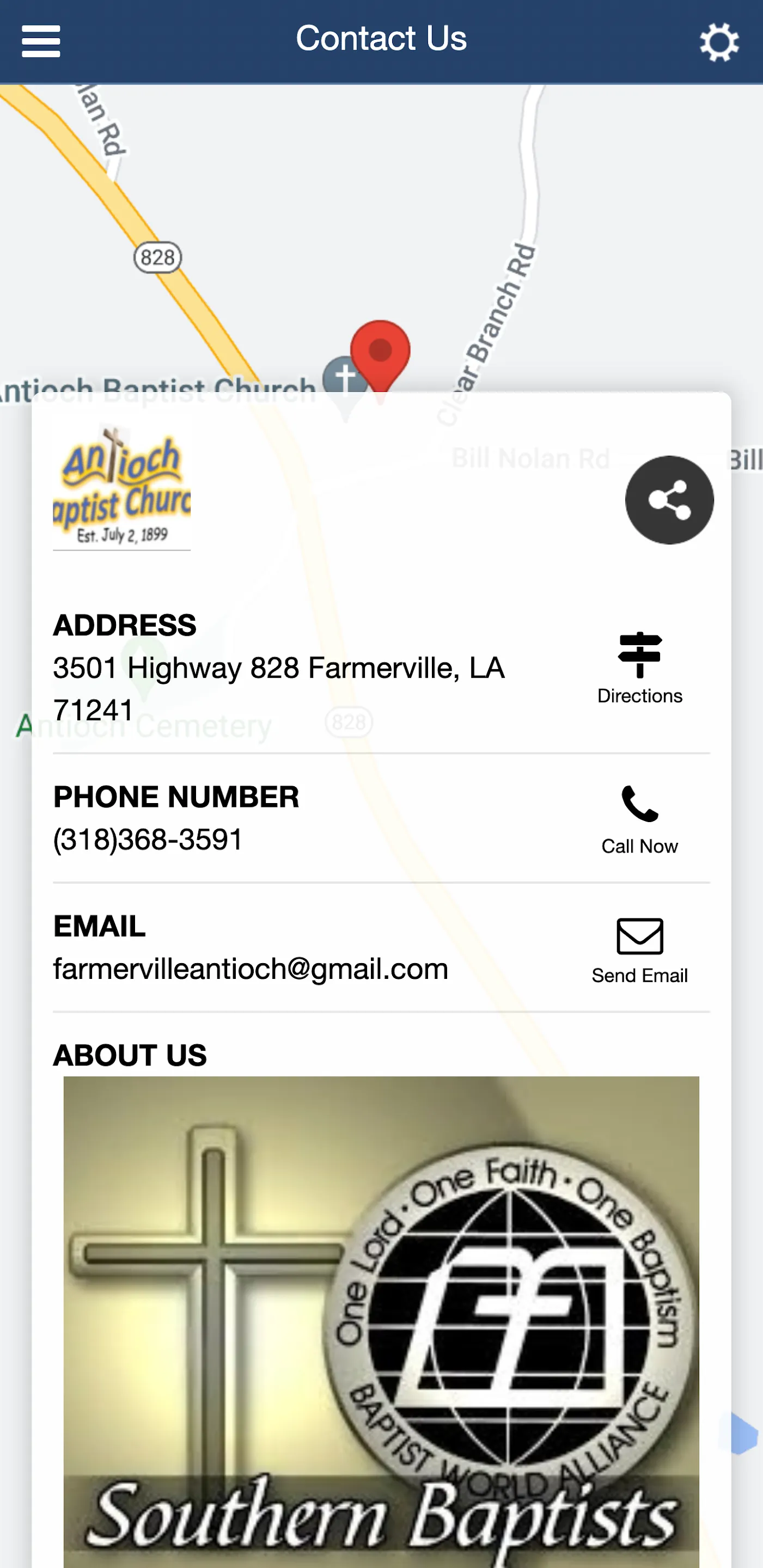 Antioch Baptist Farmerville | Indus Appstore | Screenshot