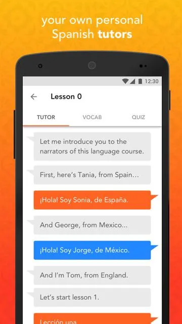 Mirai Spanish | Indus Appstore | Screenshot