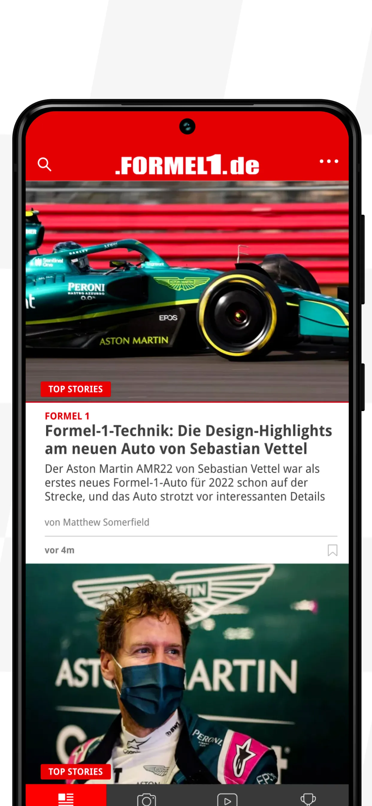 Formel1.de | Indus Appstore | Screenshot