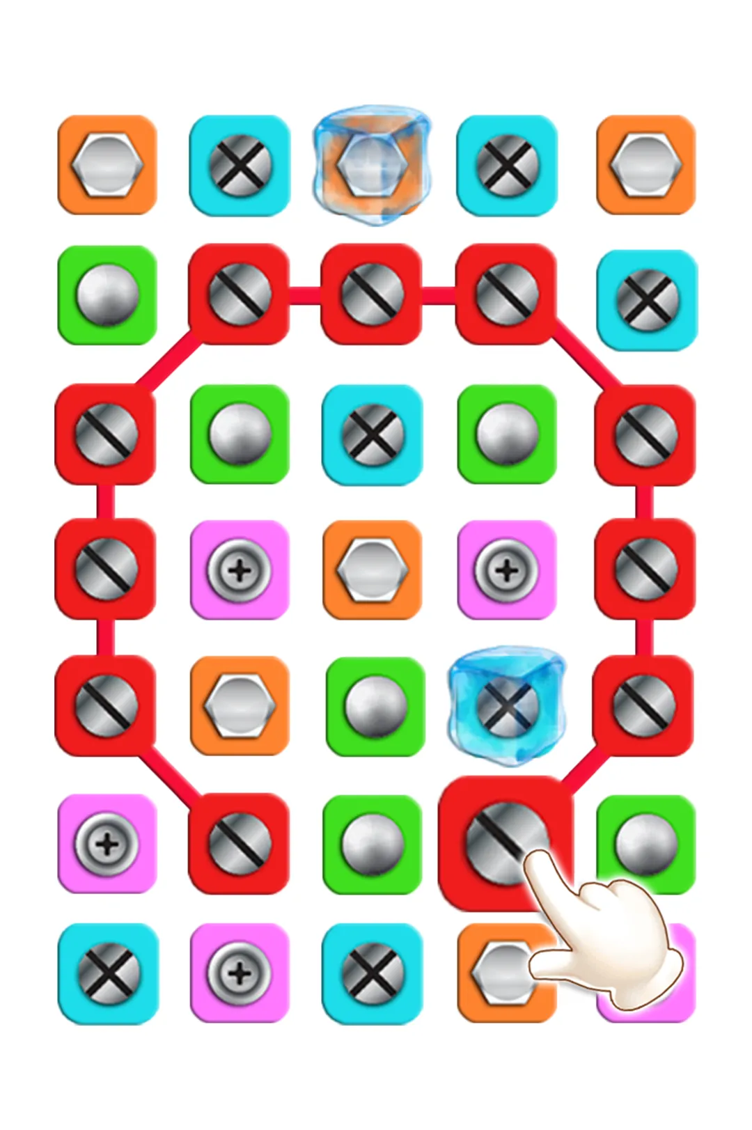 Nuts & Bolts Match 3 Puzzle | Indus Appstore | Screenshot