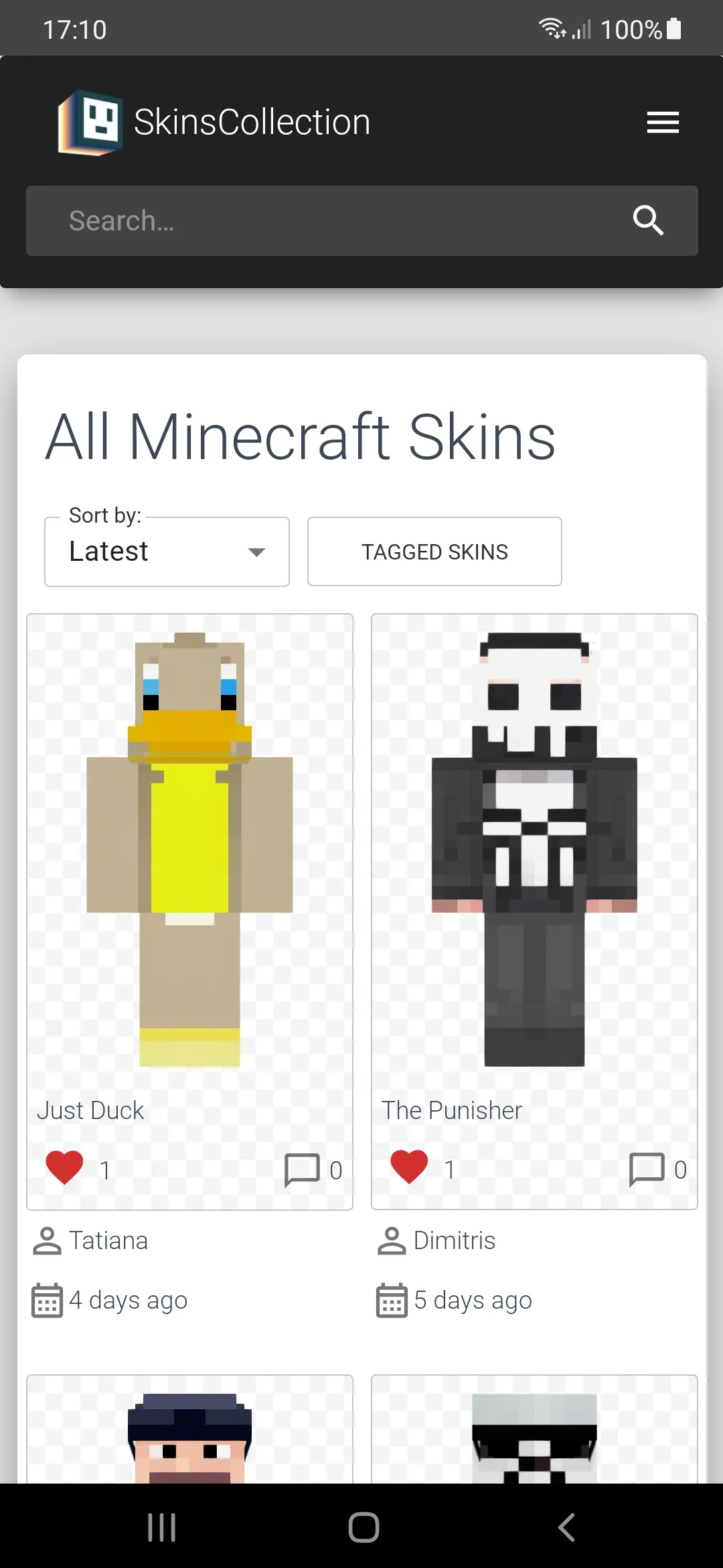 SkinsCollection for Minecraft | Indus Appstore | Screenshot