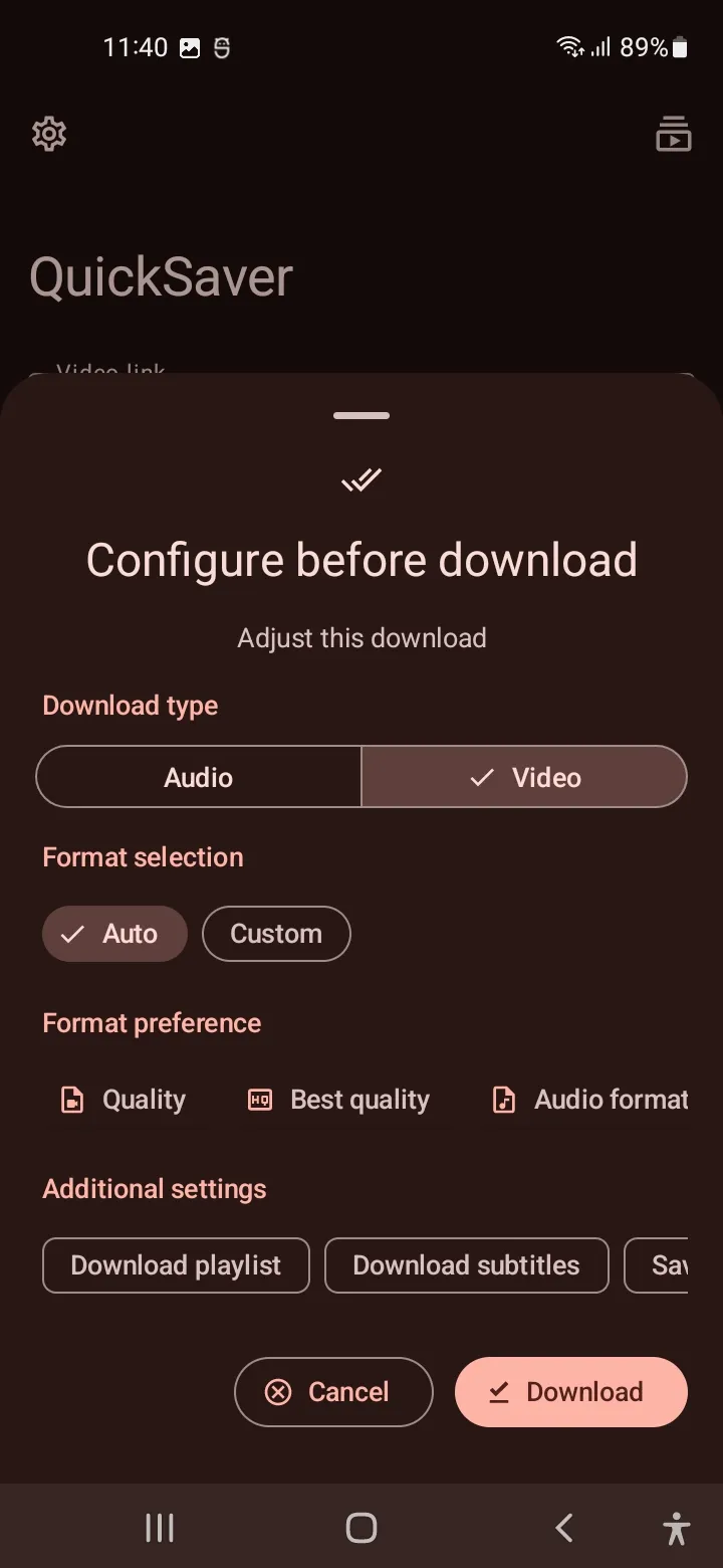 Quick Saver - Video Downloader | Indus Appstore | Screenshot