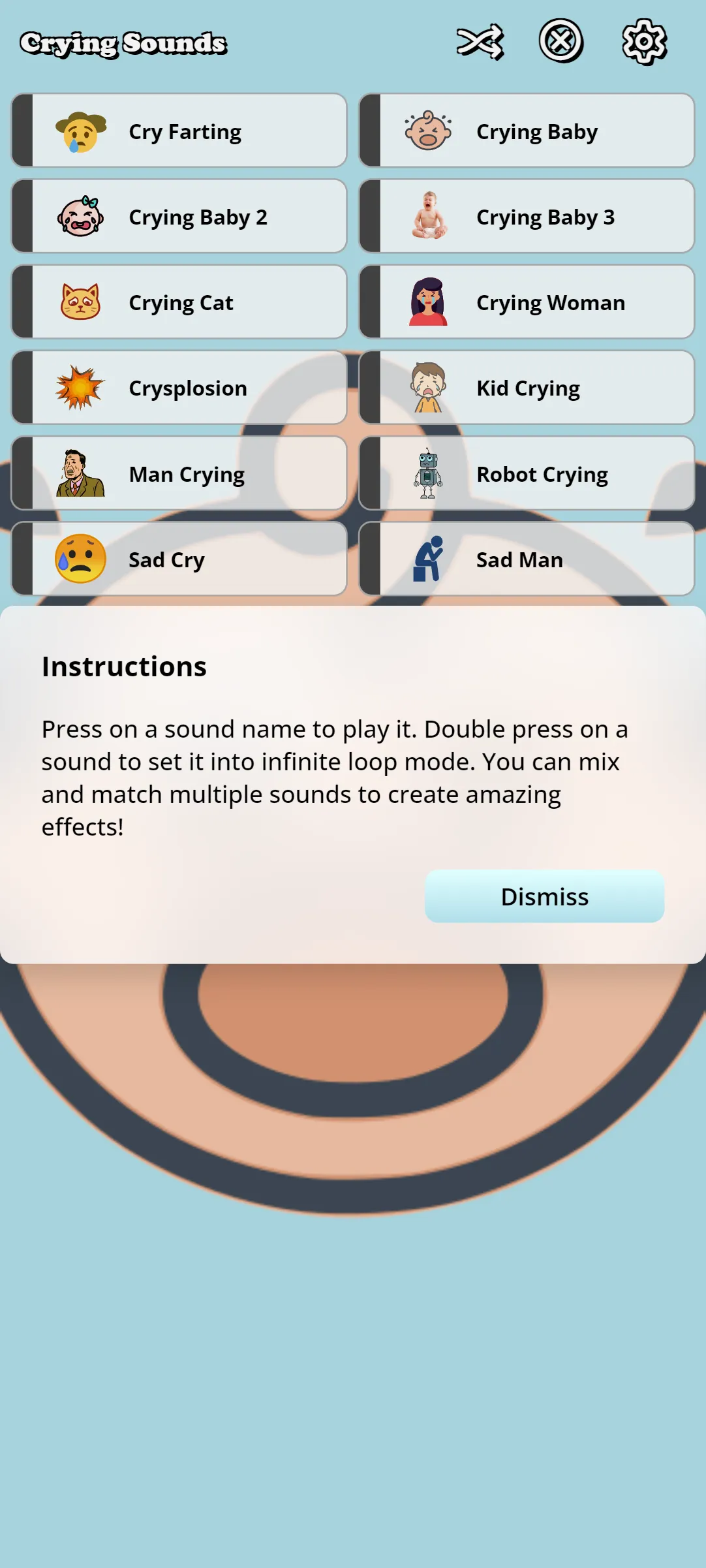 Crying Sounds | Indus Appstore | Screenshot