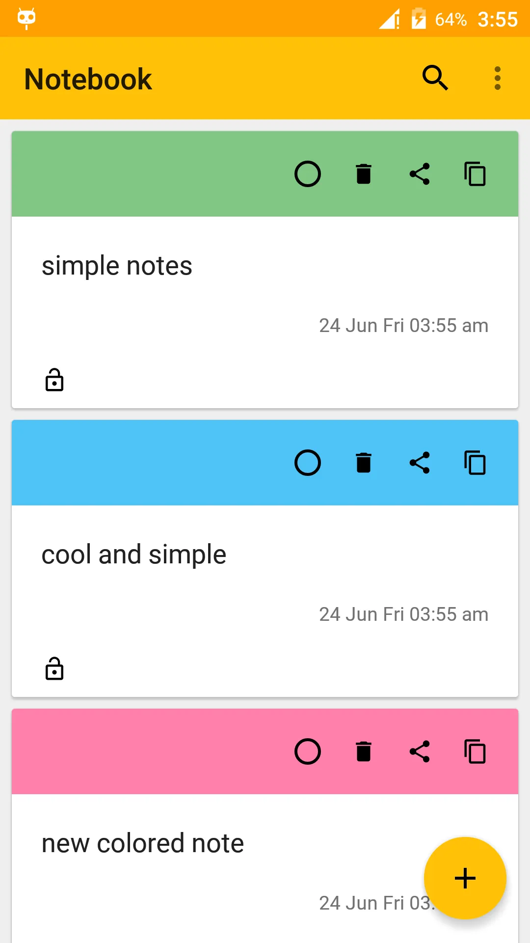 Notebook | Indus Appstore | Screenshot