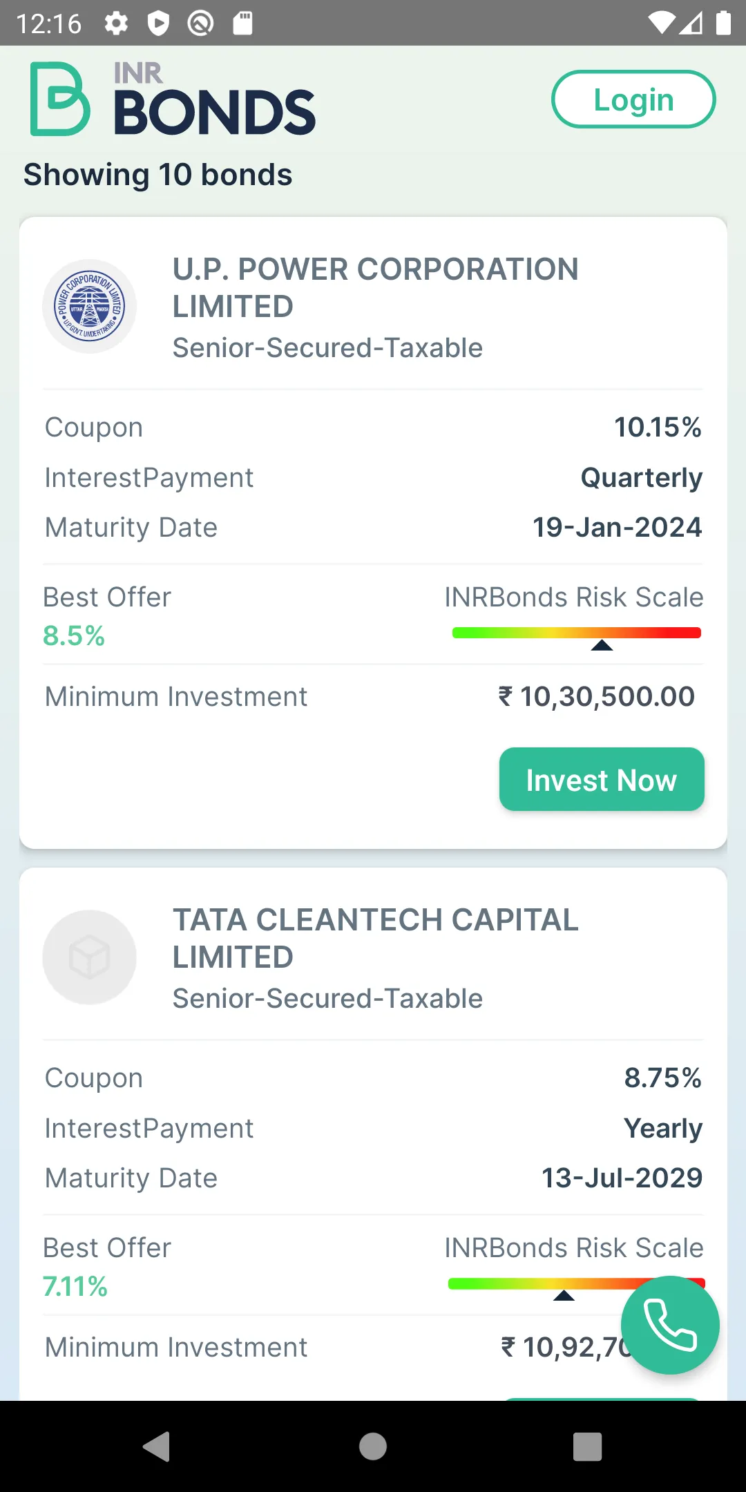 QuickInvest by INRBonds | Indus Appstore | Screenshot