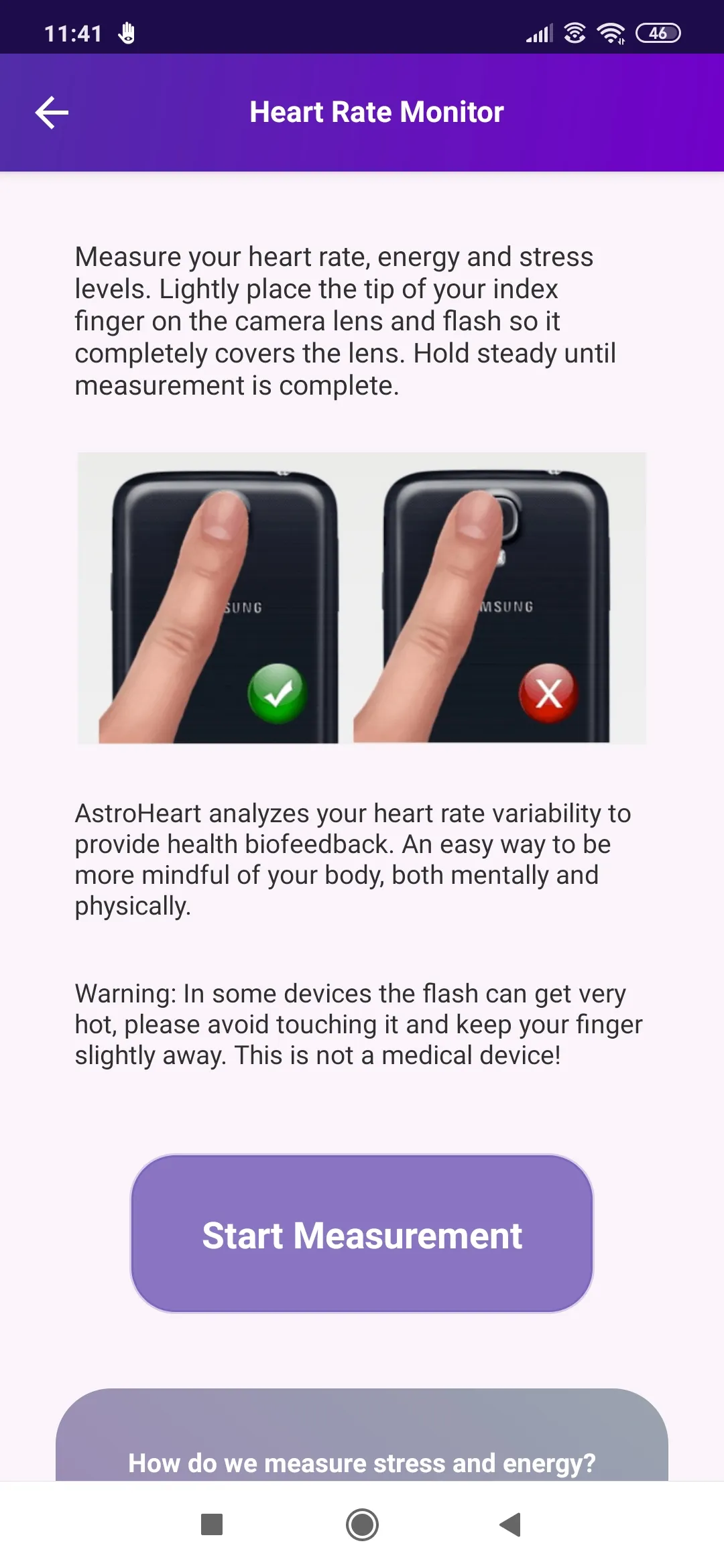 Astro Heart: Heart Rate Monito | Indus Appstore | Screenshot