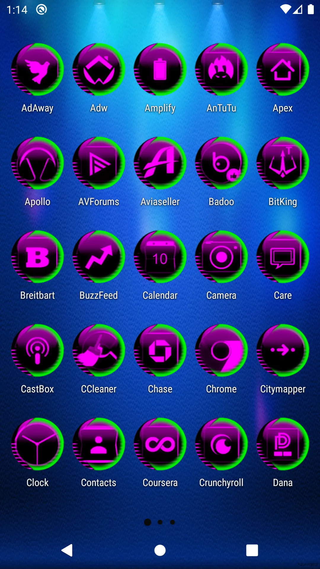 Pink Icon Pack Style 7 | Indus Appstore | Screenshot