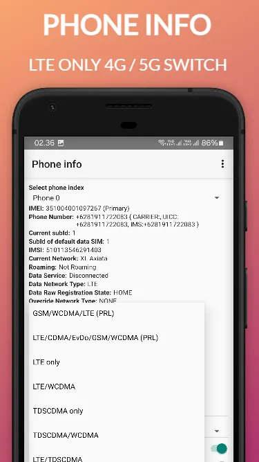 Force LTE Only Switch (4G/5G) | Indus Appstore | Screenshot