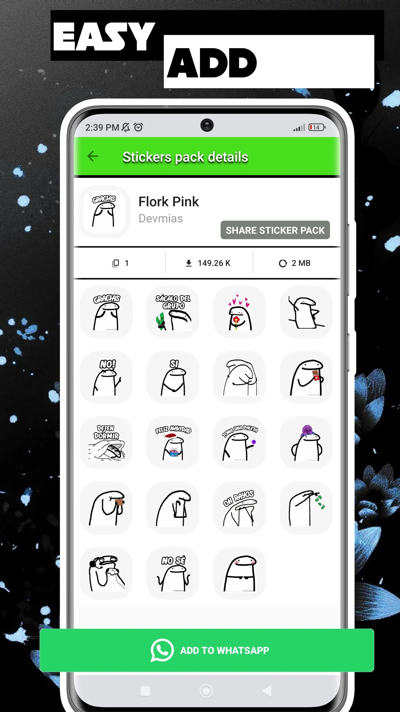 Flork Stickers for whatsapp | Indus Appstore | Screenshot