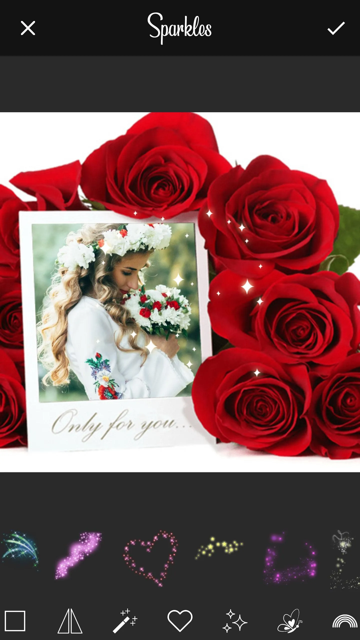 Rose Photo Frames Maker | Indus Appstore | Screenshot